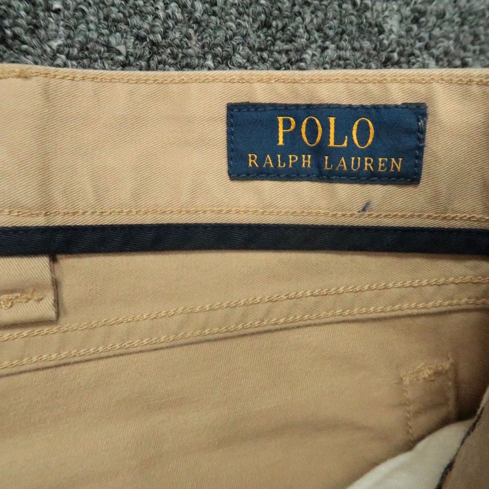 Polo Ralph Lauren VINTAGE Polo Ralph Lauren Pants Mens 42x30 Khaki Tan Stretch Slim Fit 5 Pocket NWT Size US XL / EU 56 / 4 - 3 Thumbnail