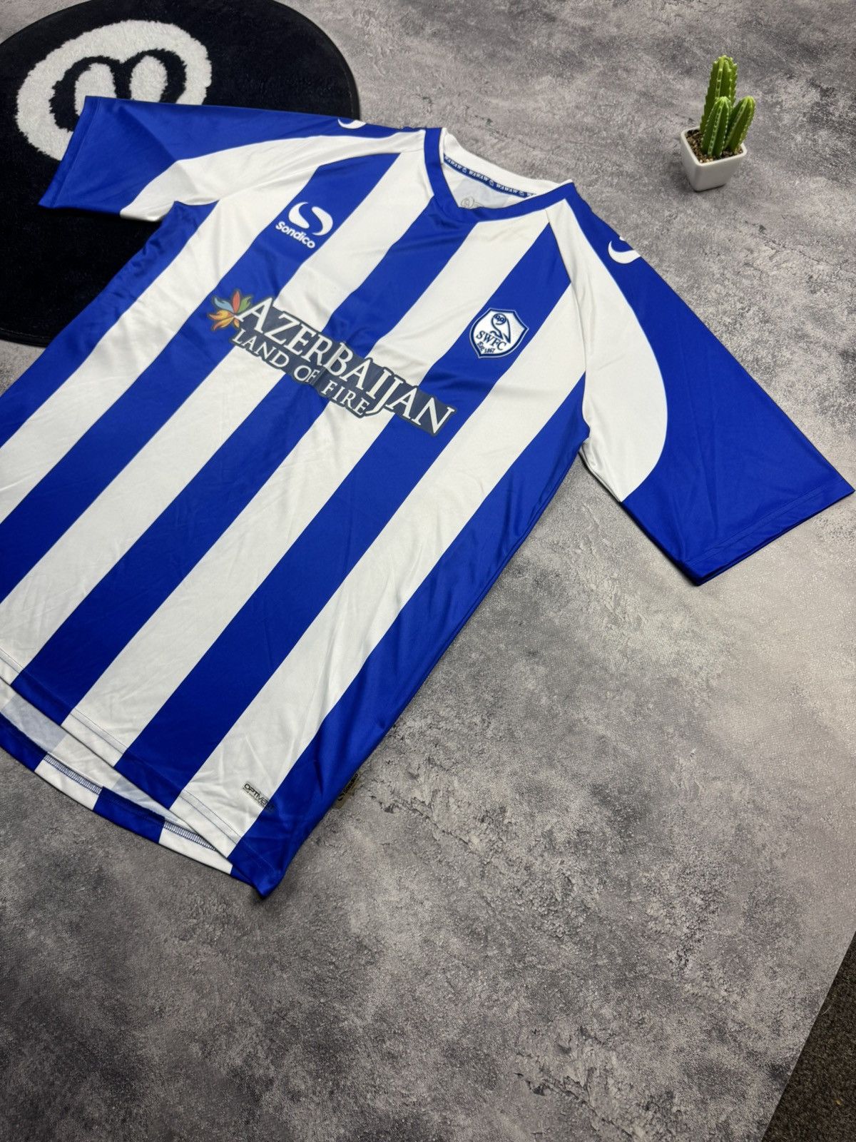 Vintage SHEFFIELD WEDNESDAY 2014/2015 FOOTBALL JERSEY HOME SONDICO Size US XL / EU 56 / 4 - 5 Thumbnail