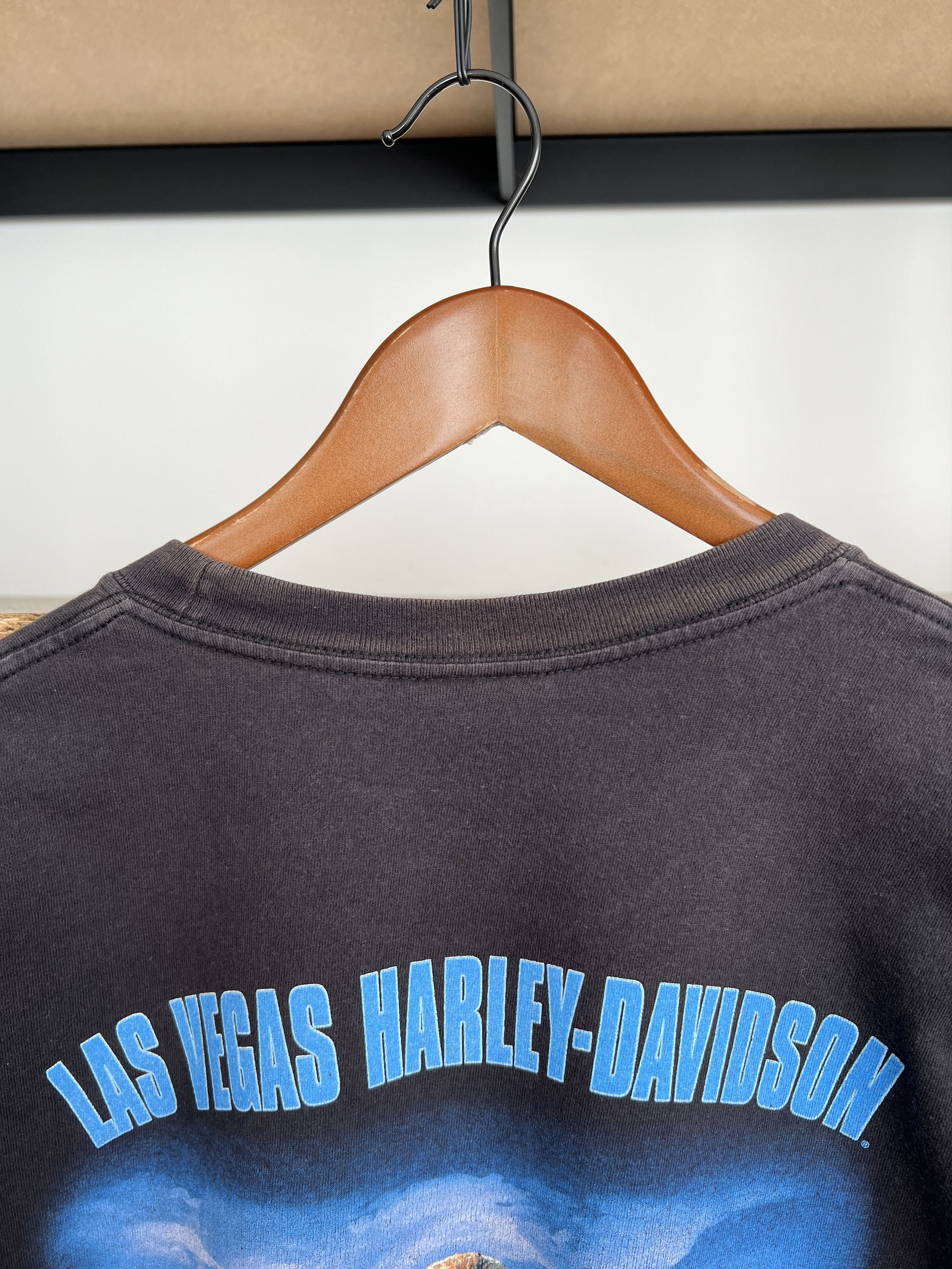 Harley Davidson Vintage 2007 Harley Davidson Live to Ride Las Vegas T-shirt Size US L / EU 52-54 / 3 - 24 Thumbnail