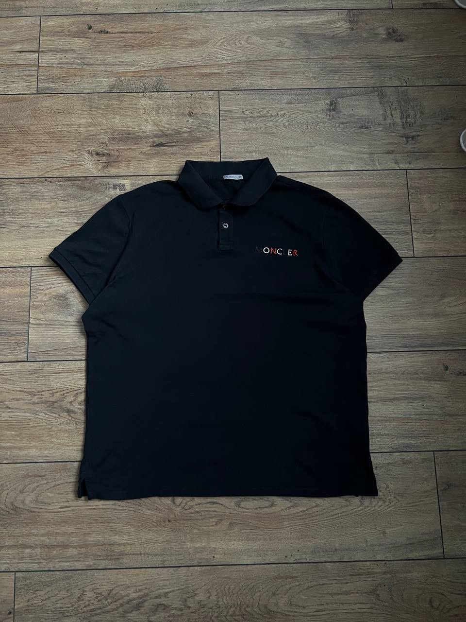 Moncler Moncler SS Dark Blue Polo Shirt Size US L / EU 52-54 / 3 - 1 Thumbnail