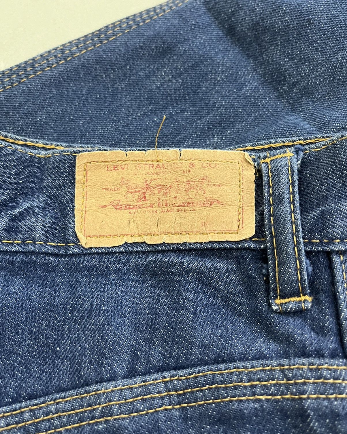 Levi's Vintage 70's Levis Orange Tab Scovill Gardlok Zipper Jeans Size US 28 / EU 44 - 10 Thumbnail