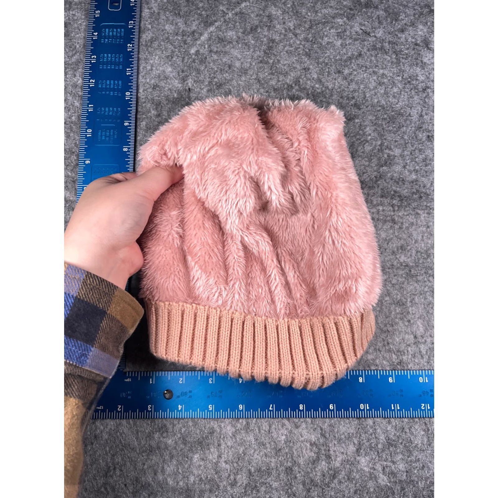 Pinko VINTAGE Floral Beanie Womens One Size Pink Acrylic Knit Outdoor Ski Casual Winter Size ONE SIZE - 5 Thumbnail