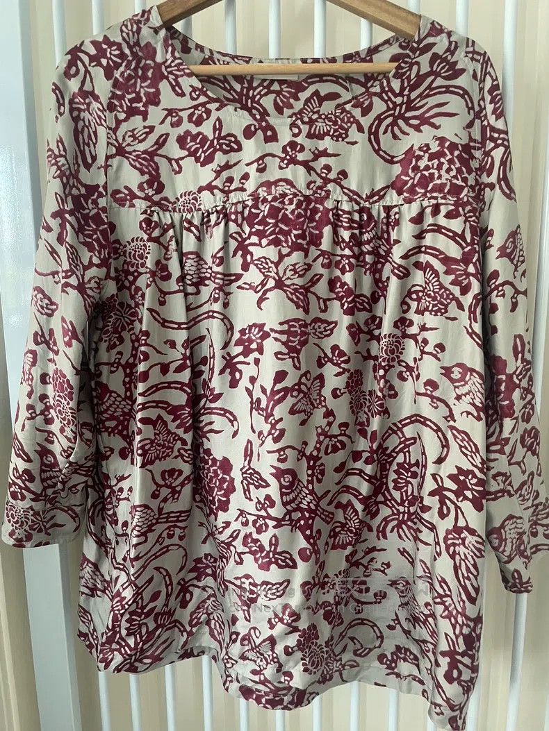 Dries Van Noten Dries Van Noten size:38 Silk printed top Size S / US 4 / IT 40 - 1 Thumbnail