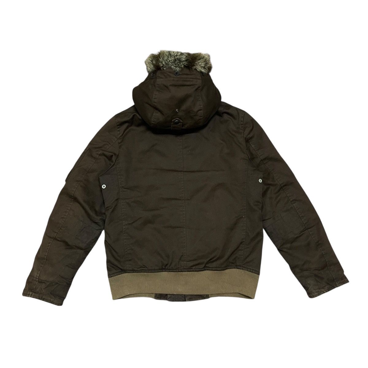 Le Grande Bleu (L.G.B.) Vintage 90s Takeo Kikuchi Army Flight Military Bomber Jacket Size US L / EU 52-54 / 3 - 13 Thumbnail