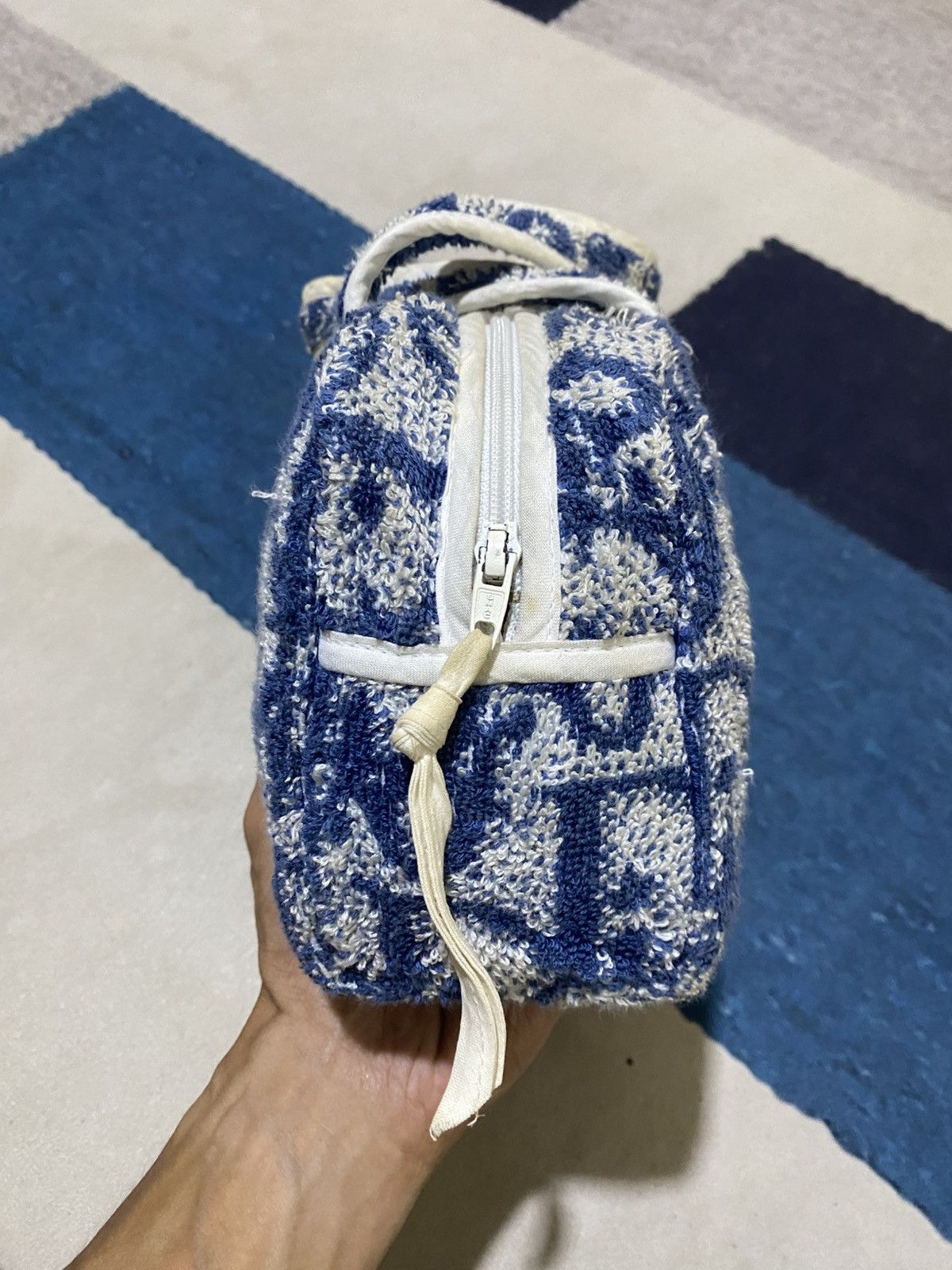 Dior Vintage Christian Dior Trotter Terry Cloth Mini Bag Size ONE SIZE - 10 Thumbnail