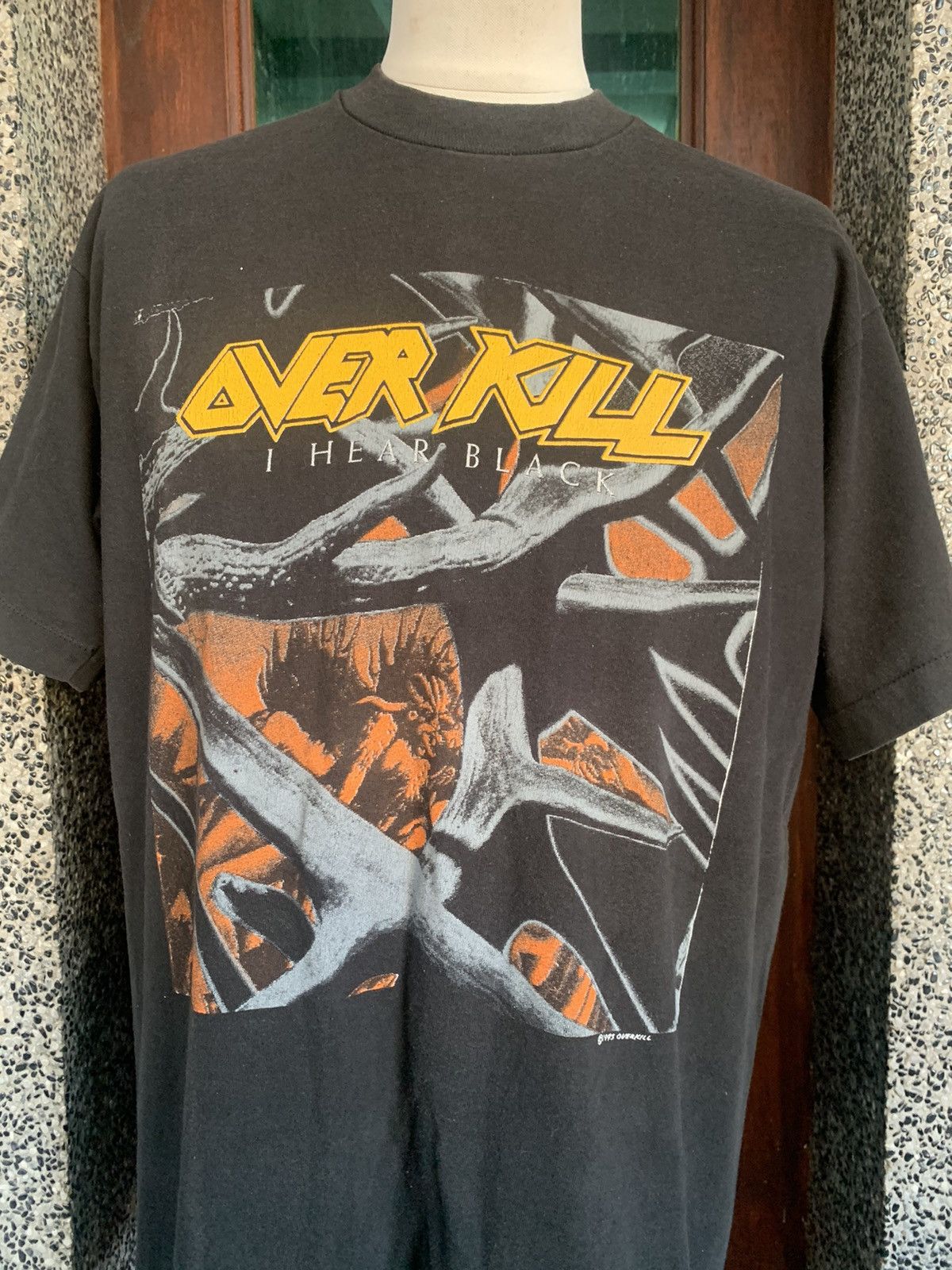 Band Tees × Vintage Vintage 90s Overkill Tour Band T shirt Size US L / EU 52-54 / 3 - 2 Thumbnail