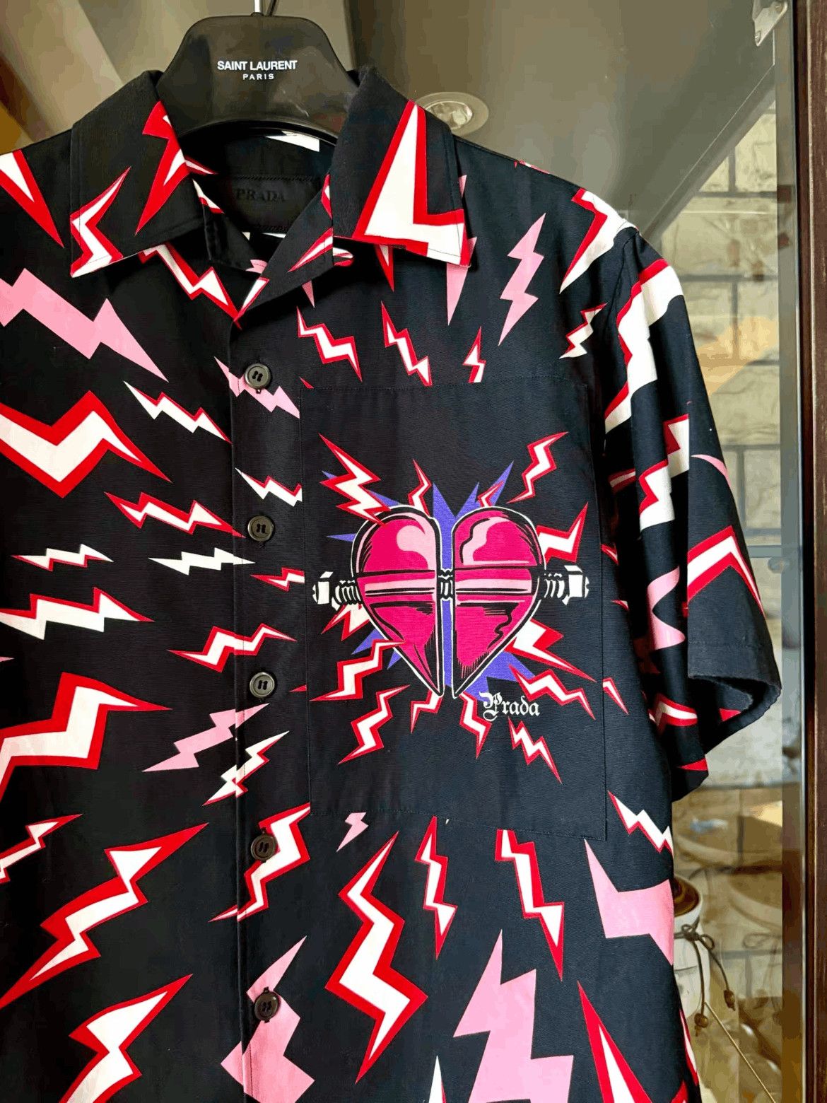 Raf Simons Prada by Raf Simons 19AW Electric Heat Shirt Size US S / EU 44-46 / 1 - 2 Thumbnail