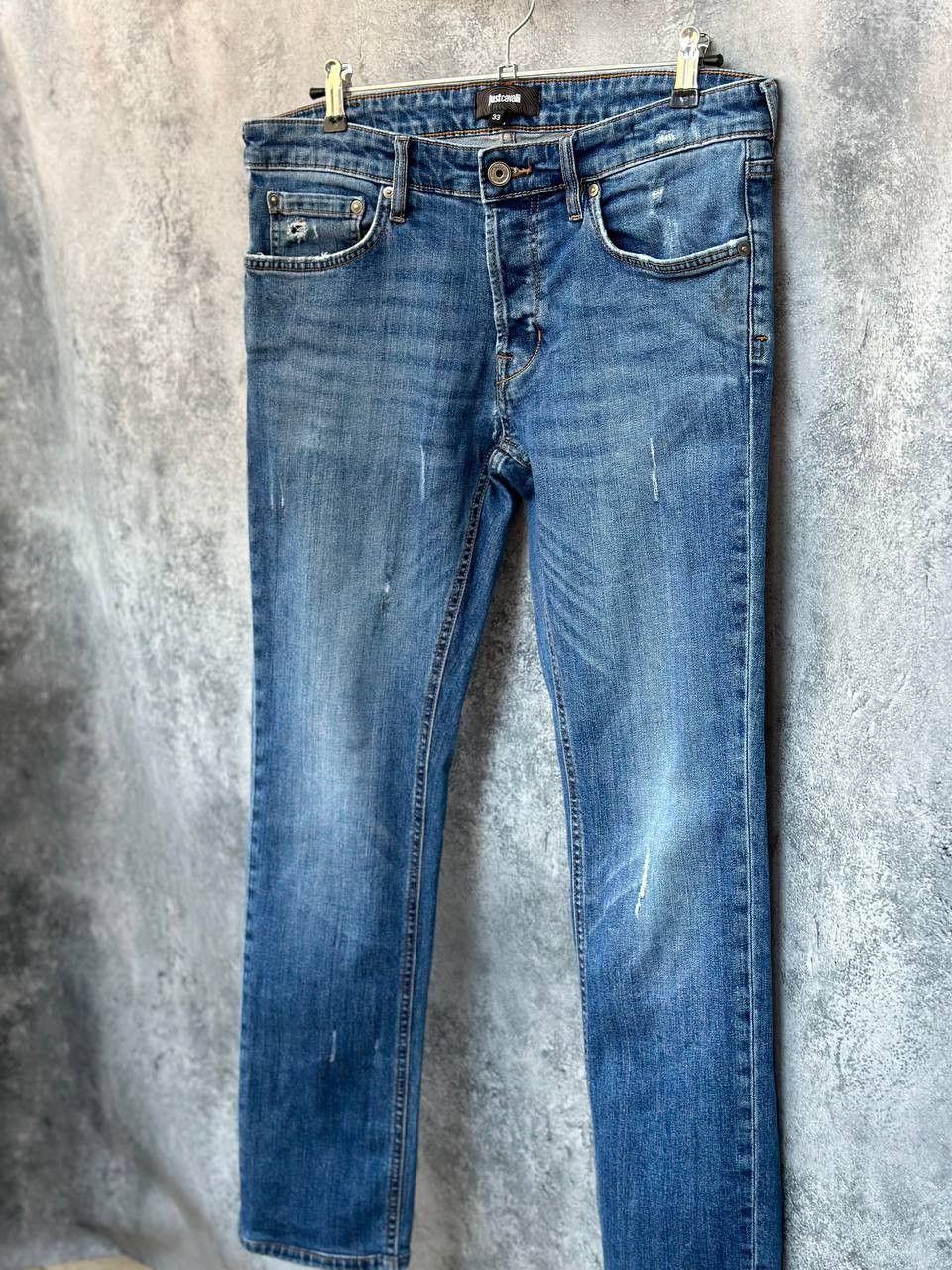 Just Cavalli Just Cavalli Denim Pants Distressed Jeans Blue Slimming Size US 33 - 1 Thumbnail