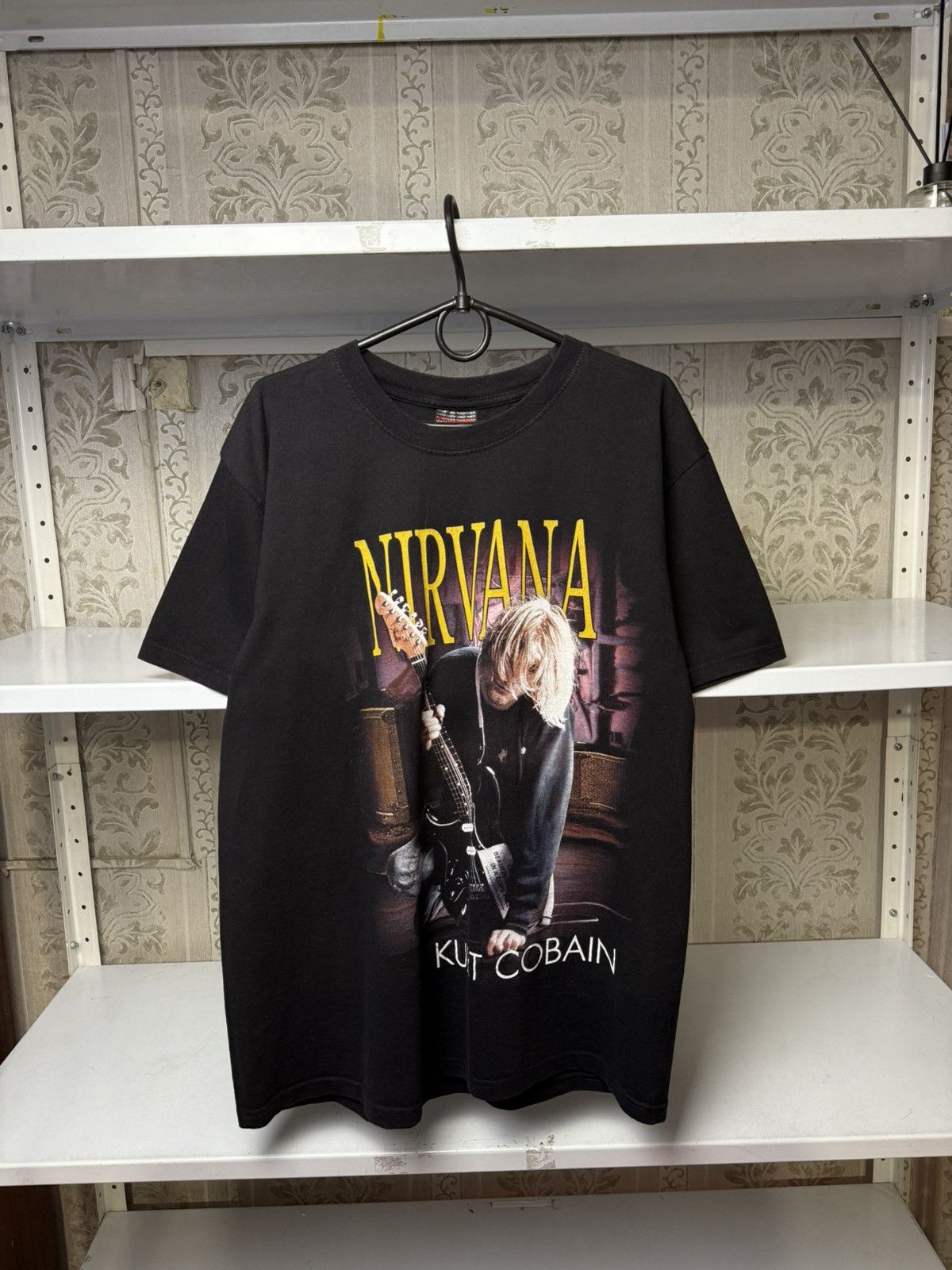 Nirvana Vintage Nirvana Kurt Cobain Black T Shirts Size US L / EU 52-54 / 3 - 1 Thumbnail