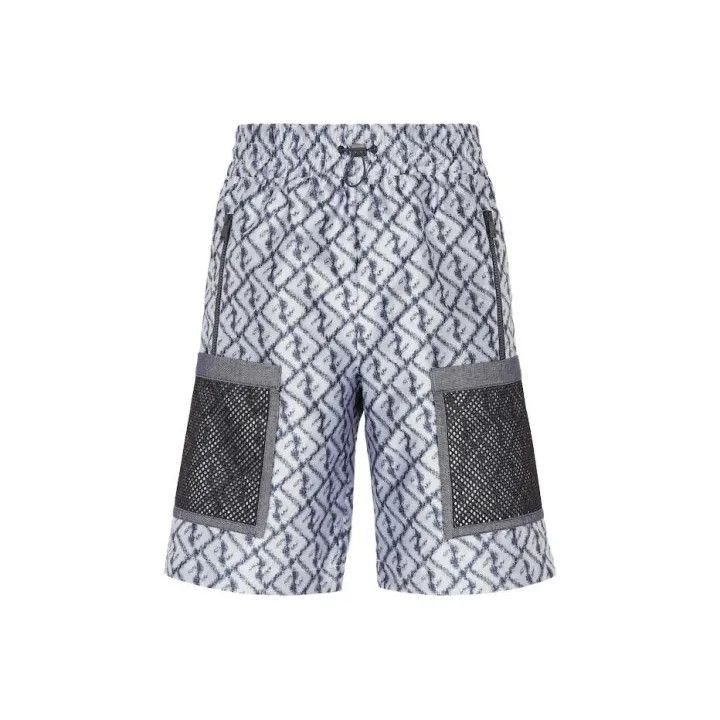 Fendi Fendi SS23 Casual Shorts with FF Print -2508 Size US 30 / EU 46 - 1 Thumbnail