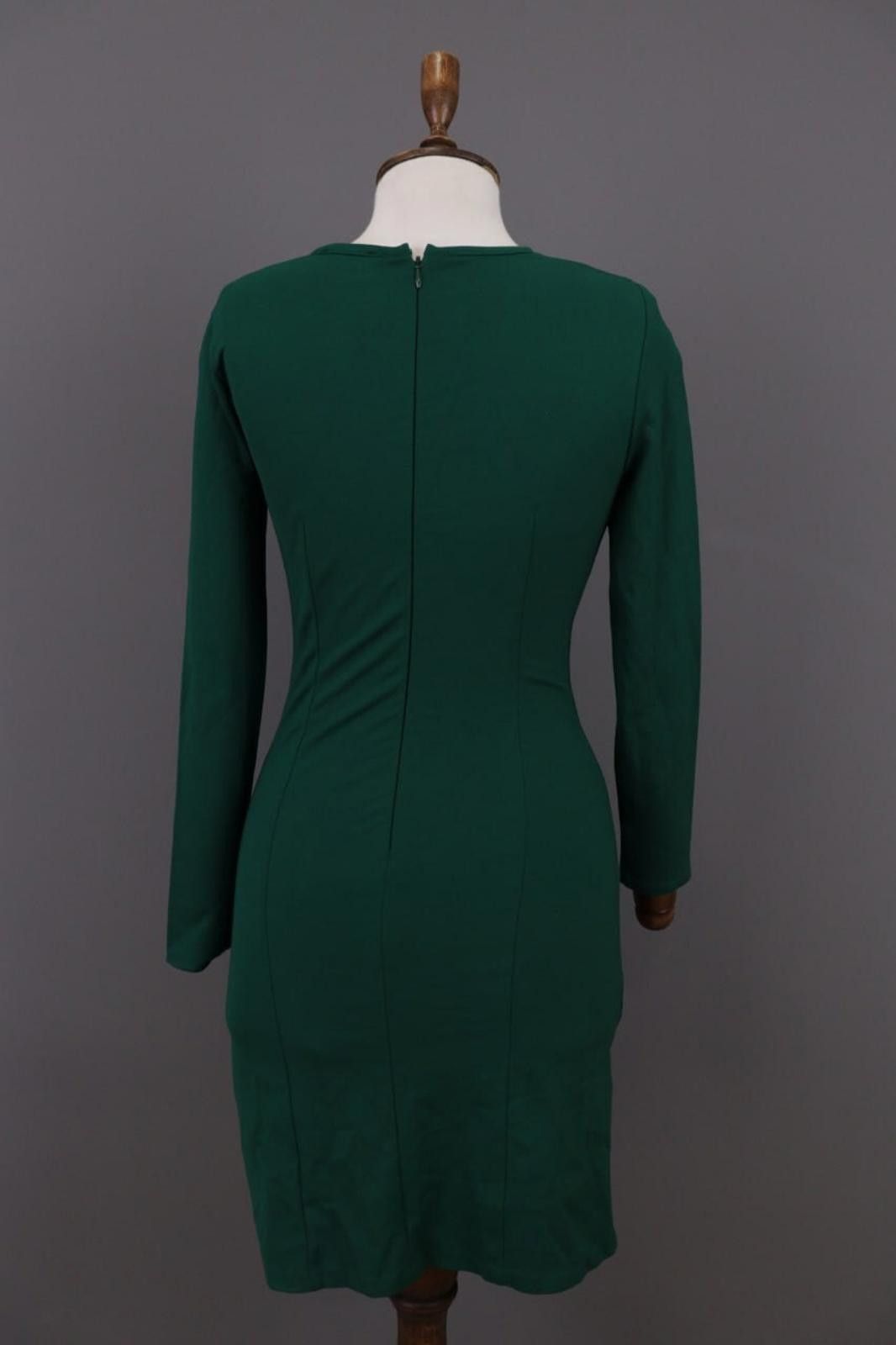 J.Crew J. Crew Green Long Sleeve Bodycon Evening Midi Dress Size XS Size XS / US 0-2 / IT 36-38 - 10 Thumbnail