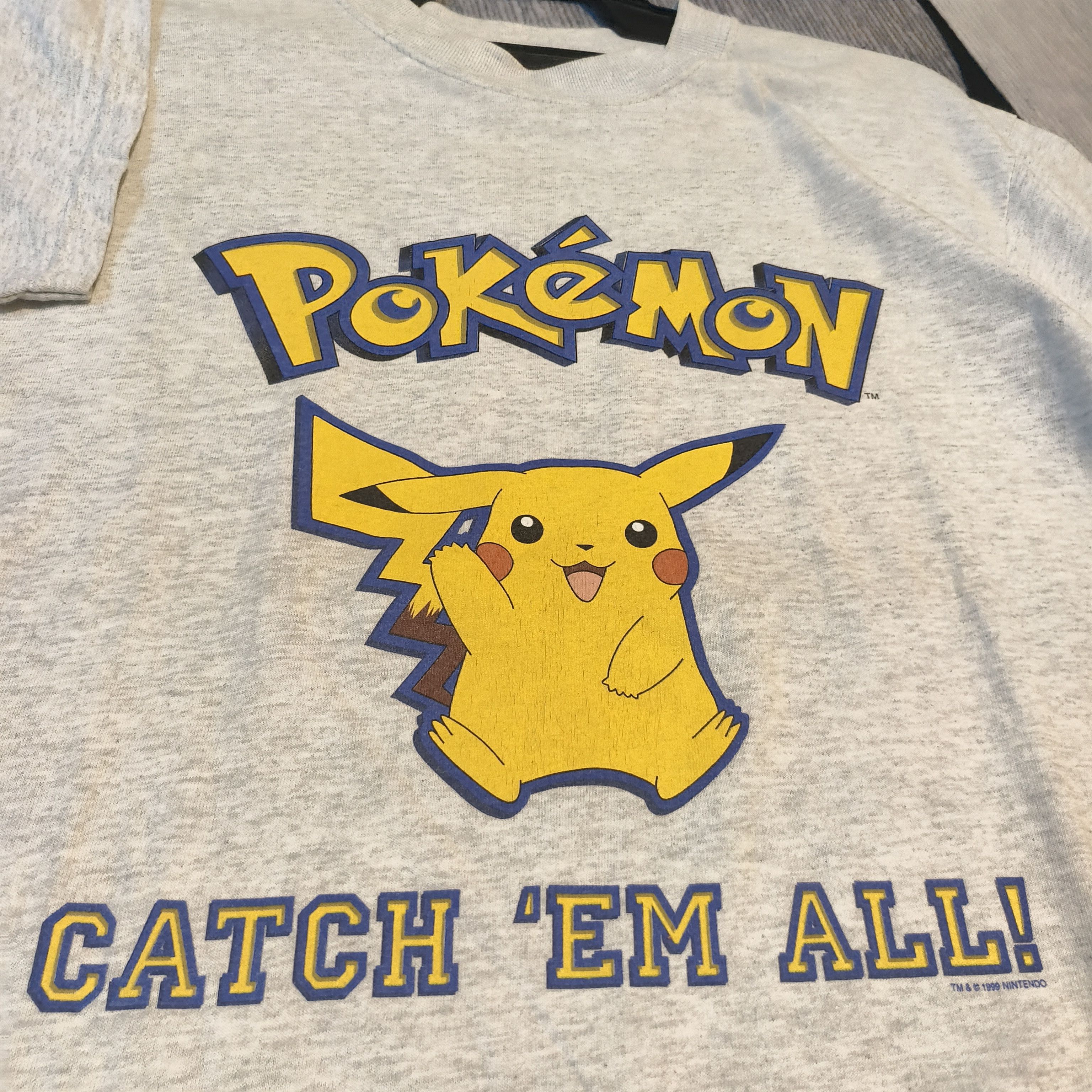Pokemon Vtg Pokemon 2+1 Bulbasaur& Pikachu Size US M / EU 48-50 / 2 - 4 Thumbnail
