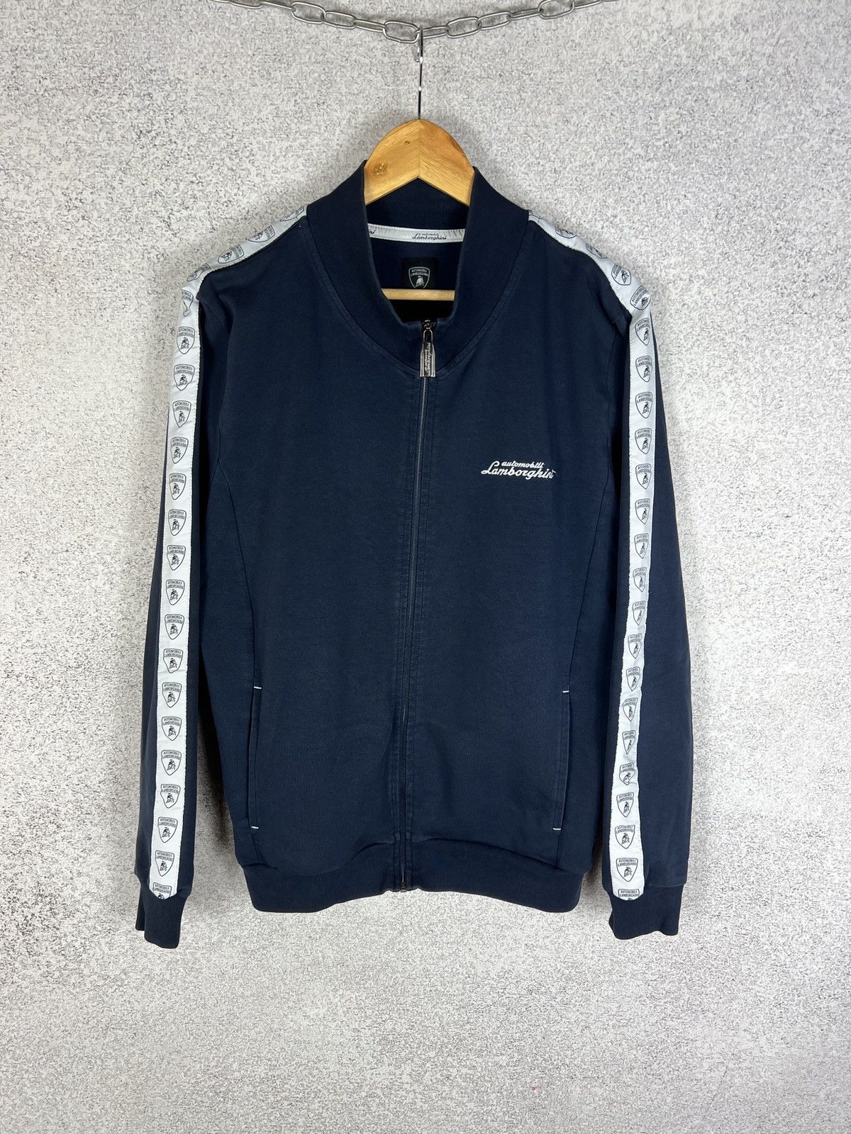 Lamborghini Vintage Lamborghini Automobili Full Zip Racing Jacket Size US M / EU 48-50 / 2 - 1 Thumbnail