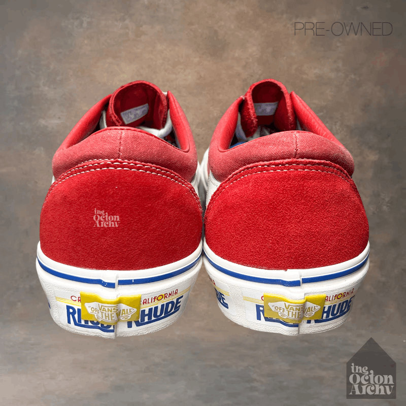 Rhude × Vans Rhude x Vans Bold Ni 'Carlifonia Plate - Red' VN0A3WLPTHE1 Size US 12 / EU 45 - 4 Thumbnail