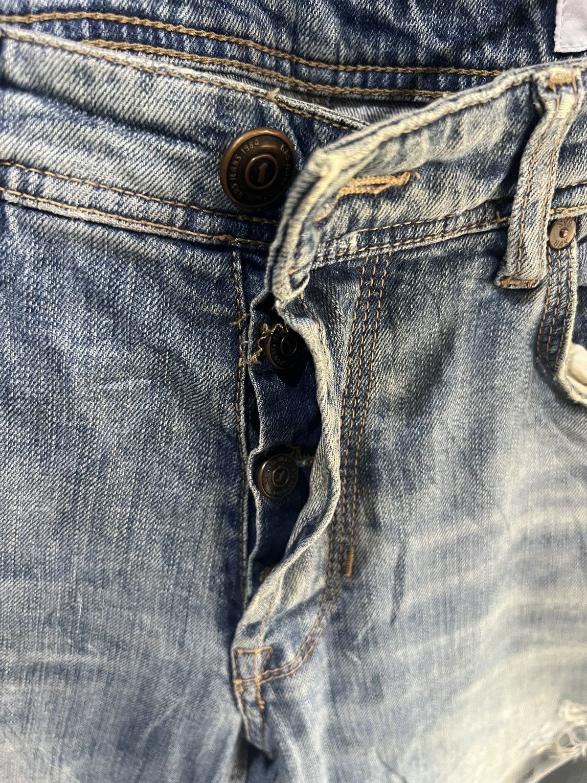 GAS 🔥Rare Gas Distressed Denim Size US 32 / EU 48 - 11 Thumbnail