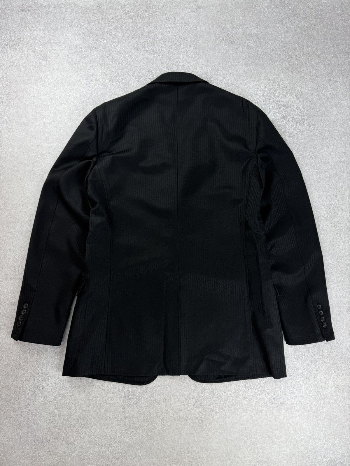 Versace Versace Vintage Men’s Suit Wool Black Size 52R Size 42R - 8 Thumbnail