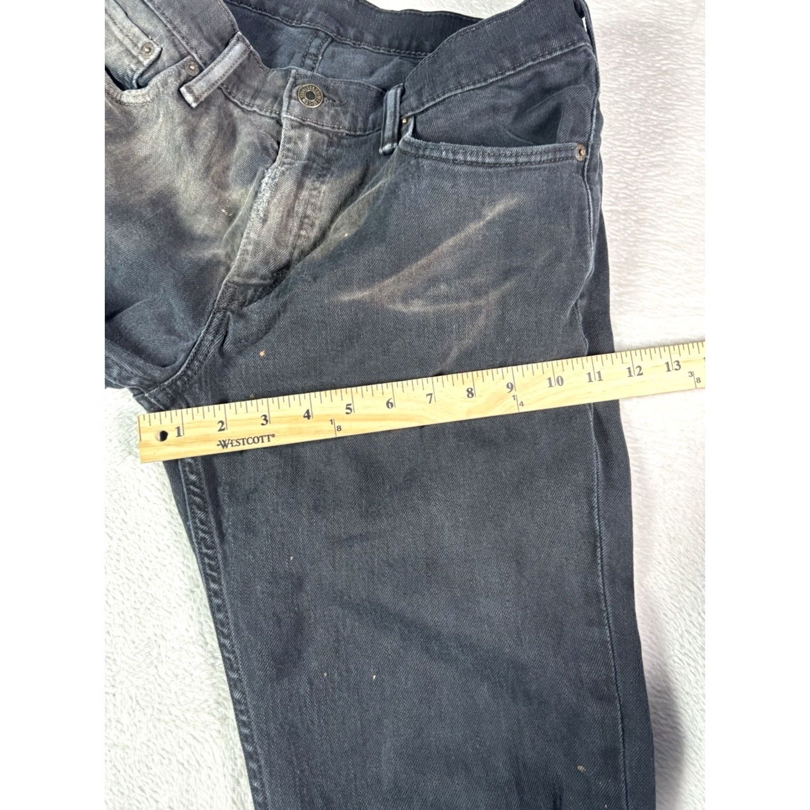 Levi's VINTAGE Levi's 511 Jeans Mens Regular 32x32 Black Wash Distressed Denim 32 in Inseam Mens Clothing Jeans Size US 32 / EU 48 - 6 Thumbnail