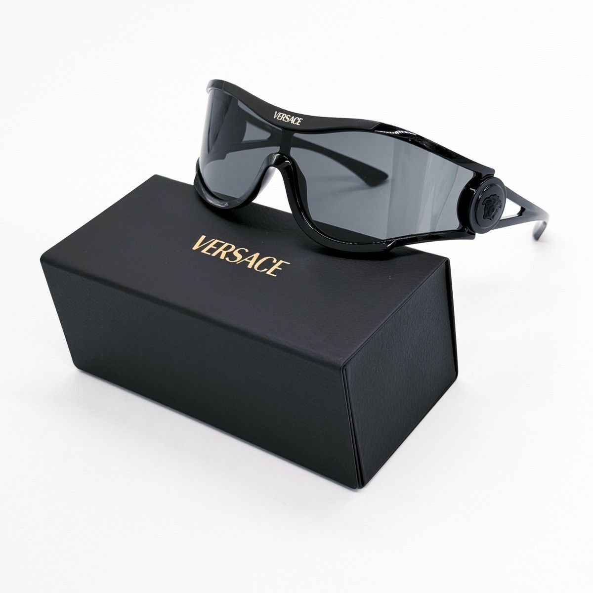 image of New Versace Mod 4475 5360/87 Black Ve4475 536087 Sunglasses, Women's