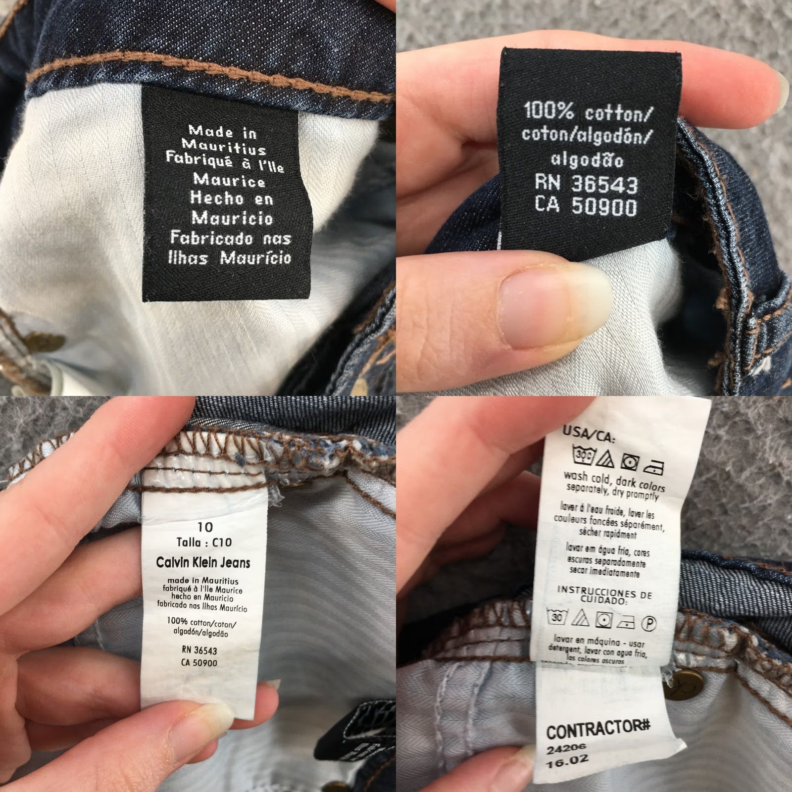 Calvin Klein Calvin Klein Cut Off Shorts Womens 10 Blue Denim High Rise Zip Fly Shorts Women 10 Blue Denim Casual Activewear Summer Womens Size 32" / US 10 / IT 46 - 10 Thumbnail