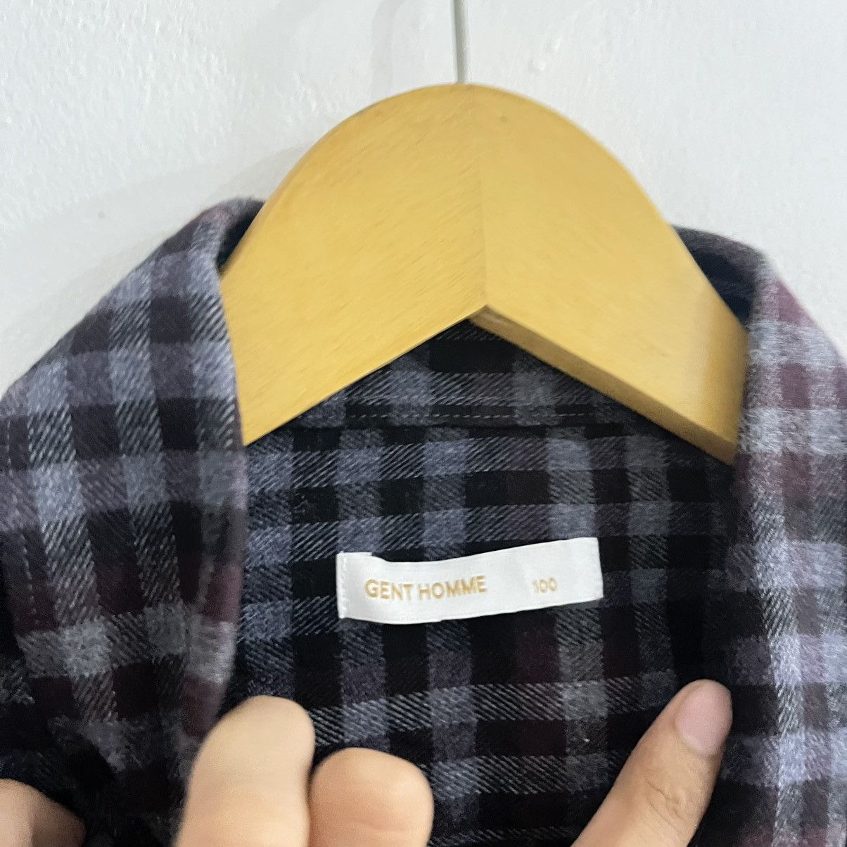 Japanese Brand Gent Homme - LS Check Button Up Shirt Size US L / EU 52-54 / 3 - 4 Thumbnail