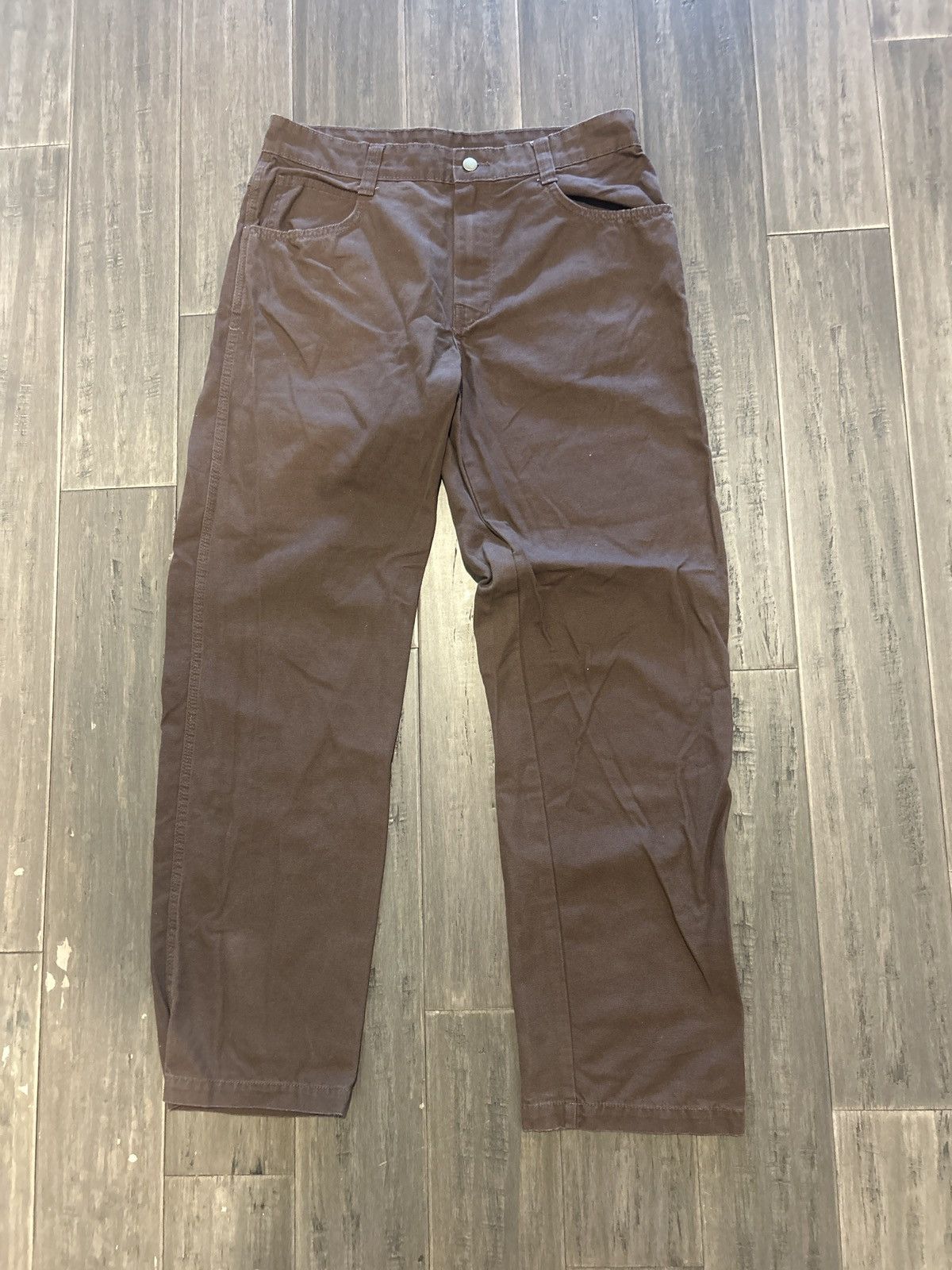 Los Angeles Apparel Los Angeles Apparel Work Pants - Brown Size US 31 - 1 Thumbnail