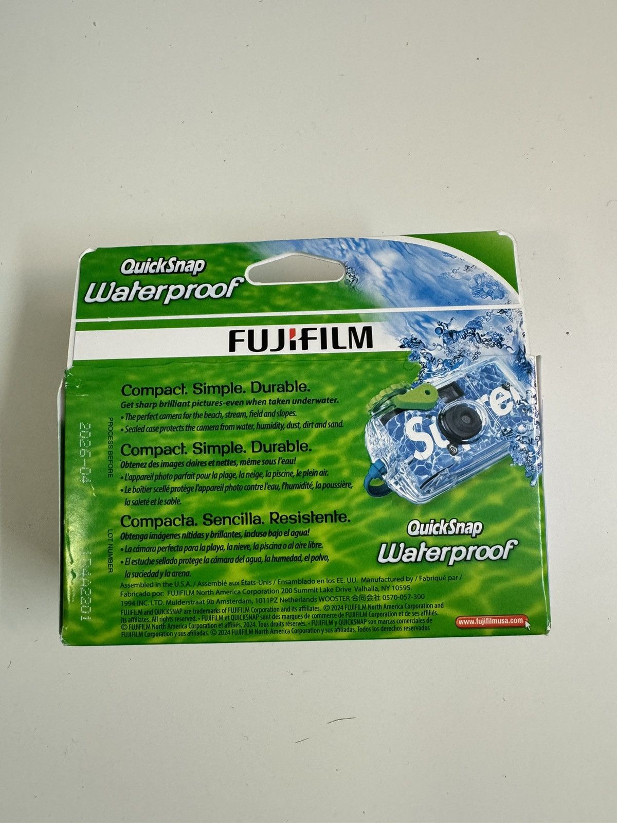 Fujifilm × Supreme Supreme FujiFilm Waterproof Camera Brand New Sealed Size ONE SIZE - 7 Thumbnail