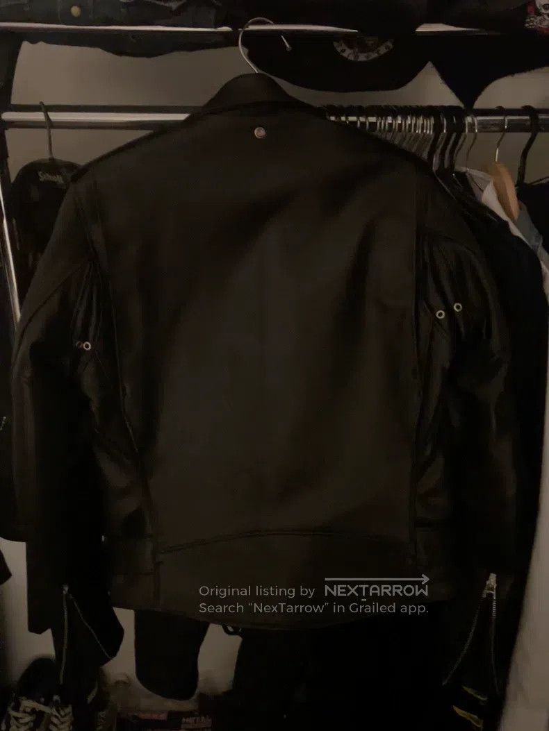 Schott Schott NYC 618 Classic Motorcycle Leather Jacket Size US XXS / EU 40 - 2 Thumbnail