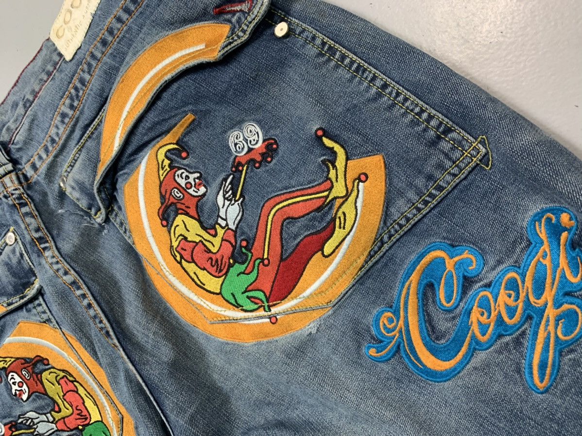 Coogi Vintage Coogi crazy joker embroidered denim Size US 36 / EU 52 - 6 Thumbnail