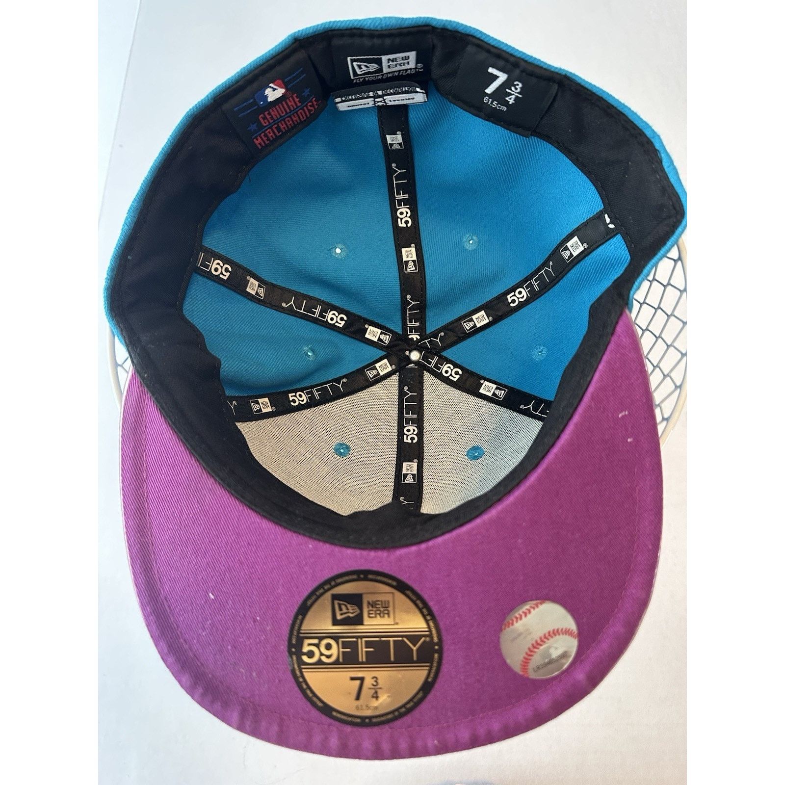 New Era New Era 59fifty 7 3/4 Hat Los Angeles Angels Teal Reflective Size ONE SIZE - 9 Thumbnail
