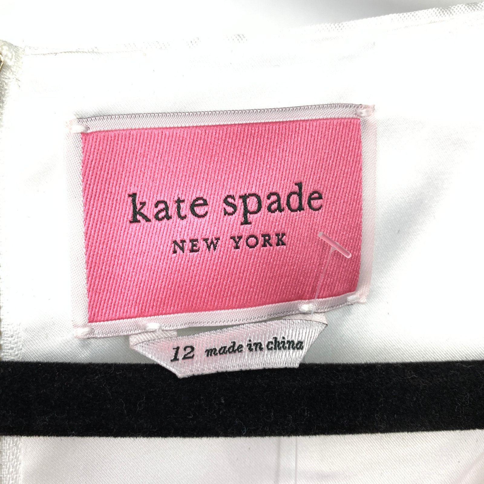 Kate Spade Kate Spade Sequin Bow Fit & Flare Dress 12 Black White NEW Size XL / US 12-14 / IT 48-50 - 5 Thumbnail