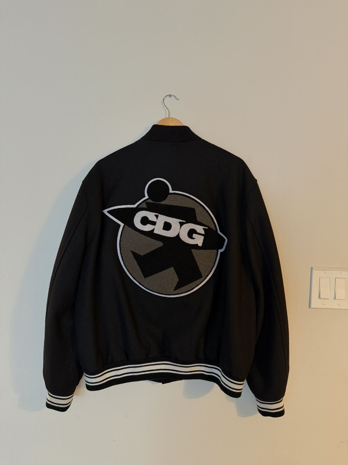 Comme des Garcons × Stussy Stussy X CDG Varsity Jacket Size US XL / EU 56 / 4 - 7 Thumbnail