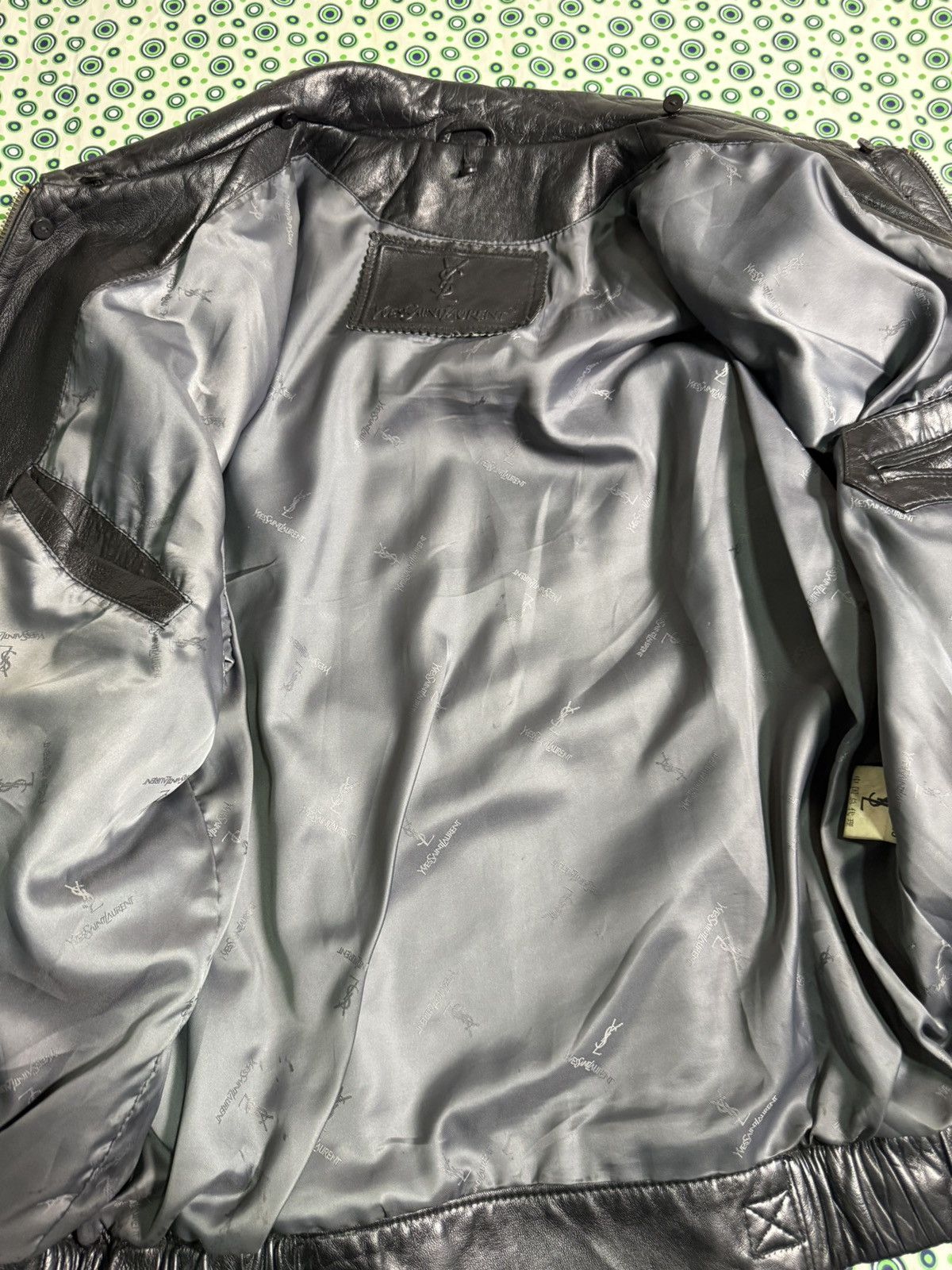 Yves Saint Laurent YSL vintage leather jacket Size US XL / EU 56 / 4 - 13 Thumbnail