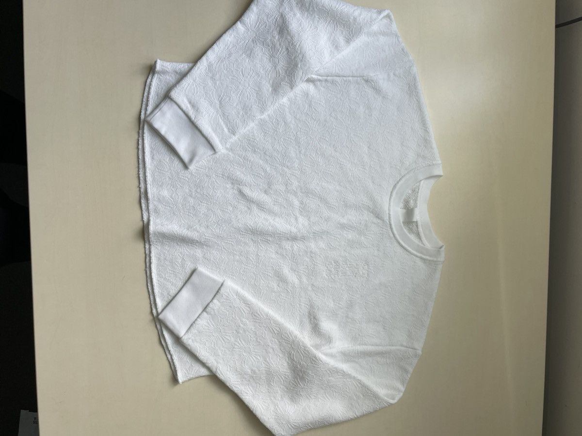 Chrome Hearts Chrome Hearts Tonal Monogram Cross White Cropped Sweatshirt Size M / US 6-8 / IT 42-44 - 3 Thumbnail