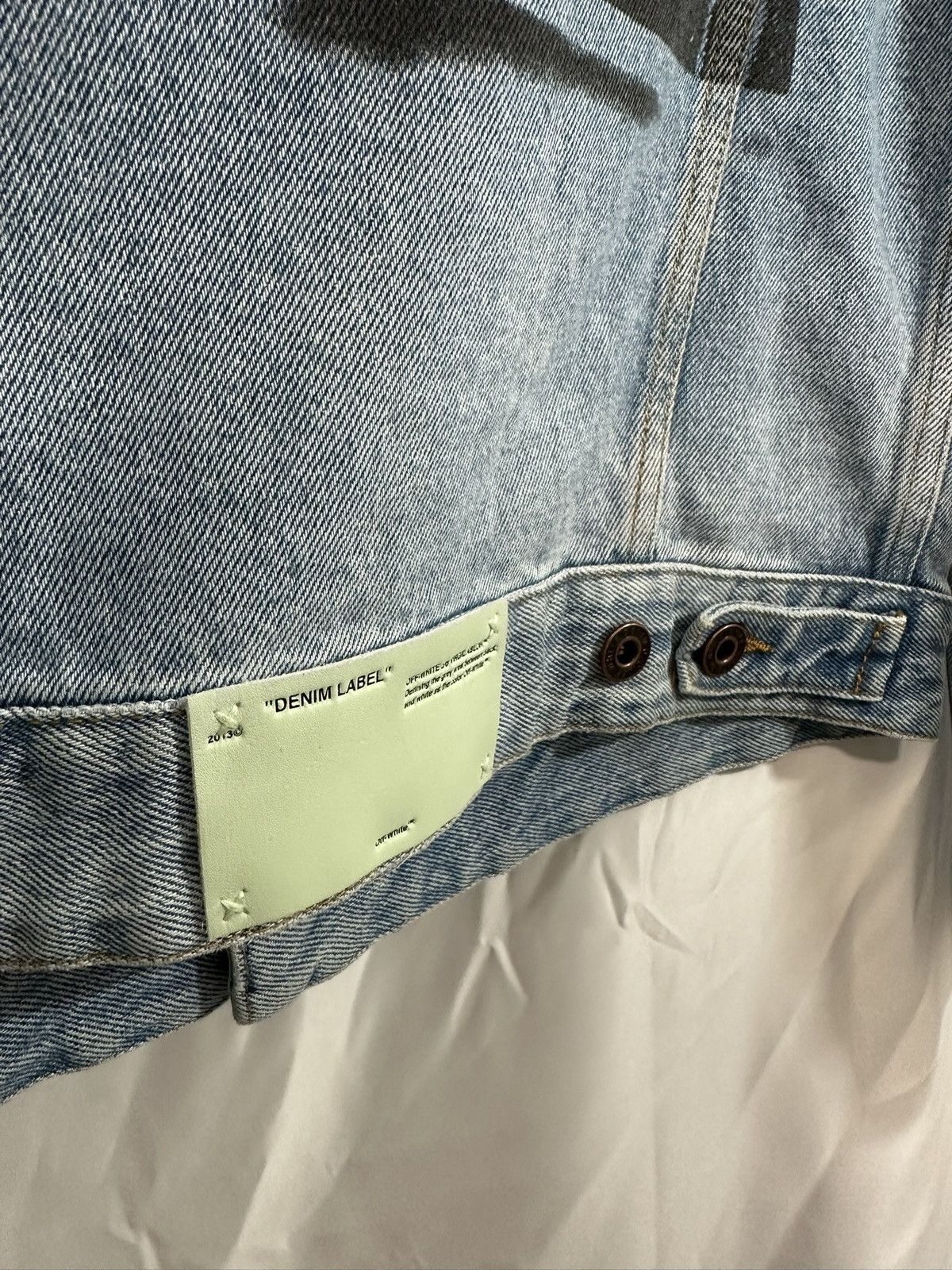 Off-White Off White impression denim jacket Size US S / EU 44-46 / 1 - 11 Thumbnail