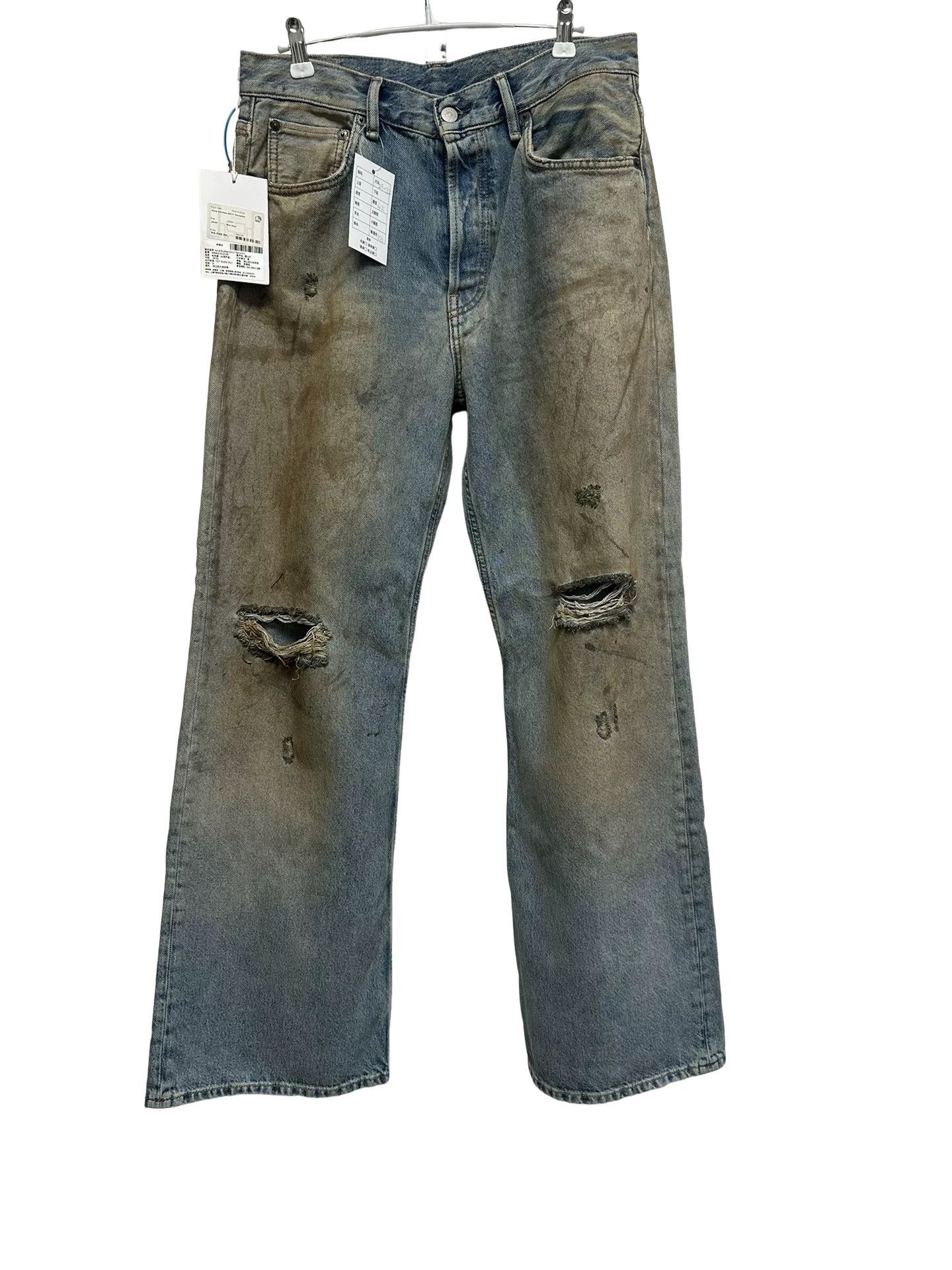 Acne Studios Acne Studios 1992M Desert Dust Destroyed Denim | Grailed