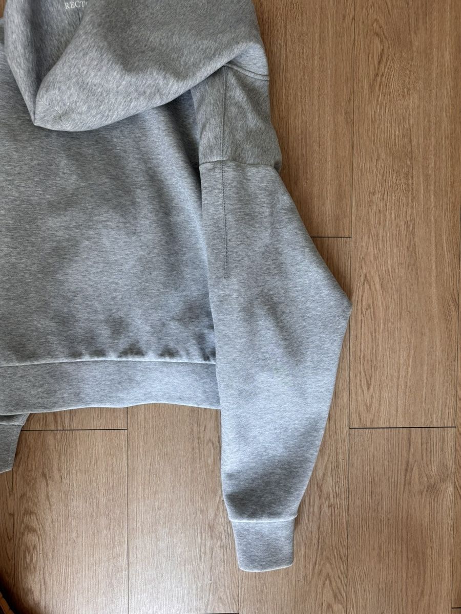 RECTO RECTO Logo Detail Zip Hoodie Grey Size L Size US L / EU 52-54 / 3 - 22 Thumbnail