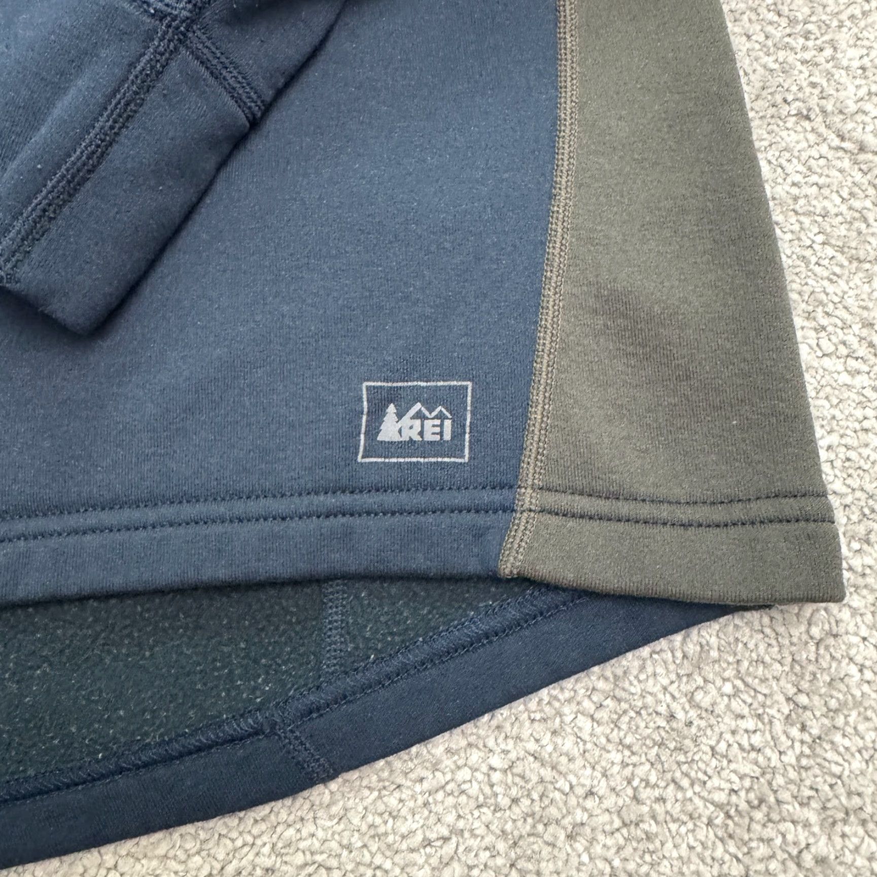 Vintage REI Co-Op Fleece 1/4 Zip Jacket Mens Large Blue Gray Outdoor Hiking Trekking Size US L / EU 52-54 / 3 - 6 Thumbnail