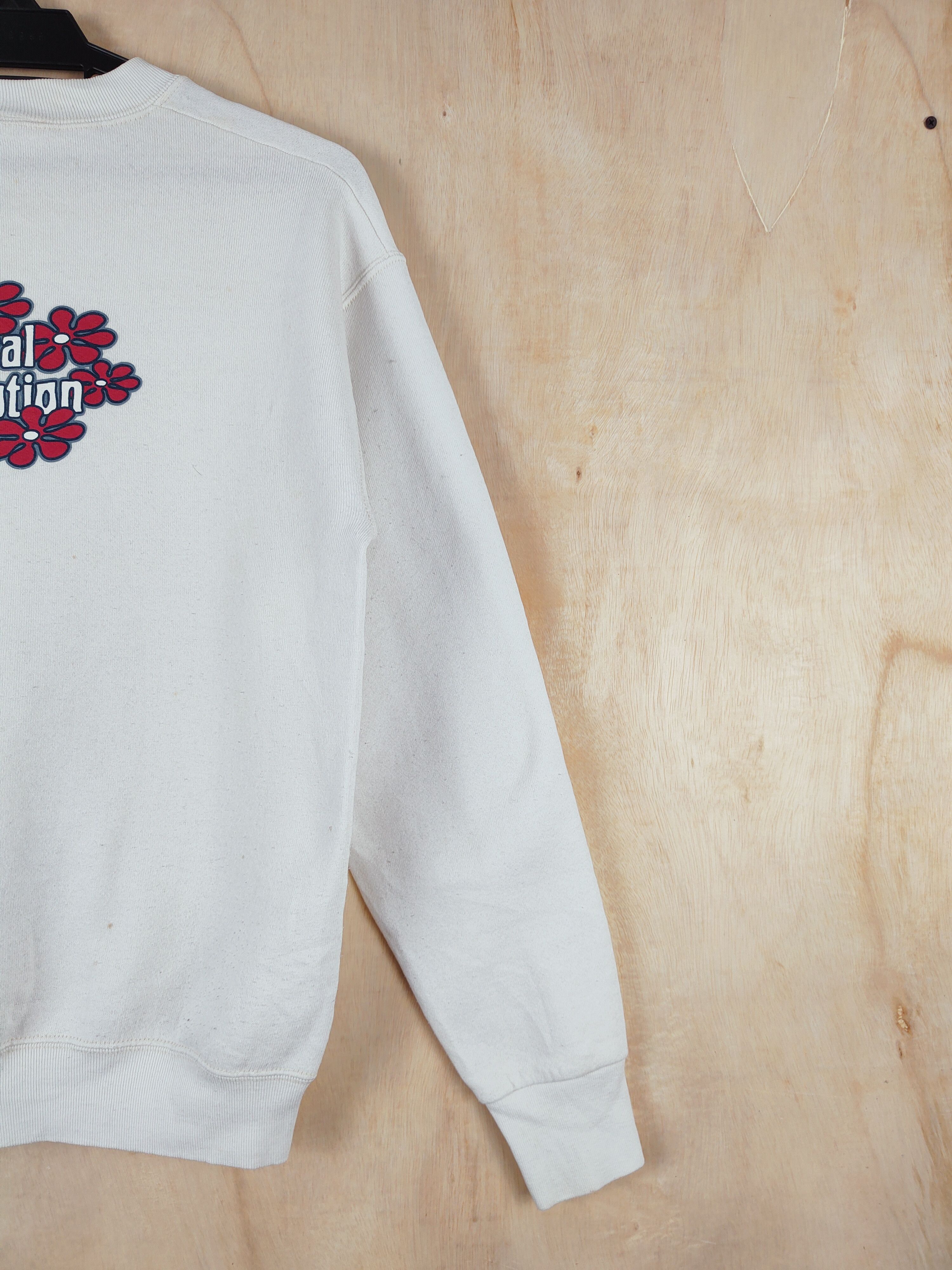 Japanese Brand Local Motion surf vintage White Sweatshirts #S2595 Size S / US 4 / IT 40 - 10 Thumbnail