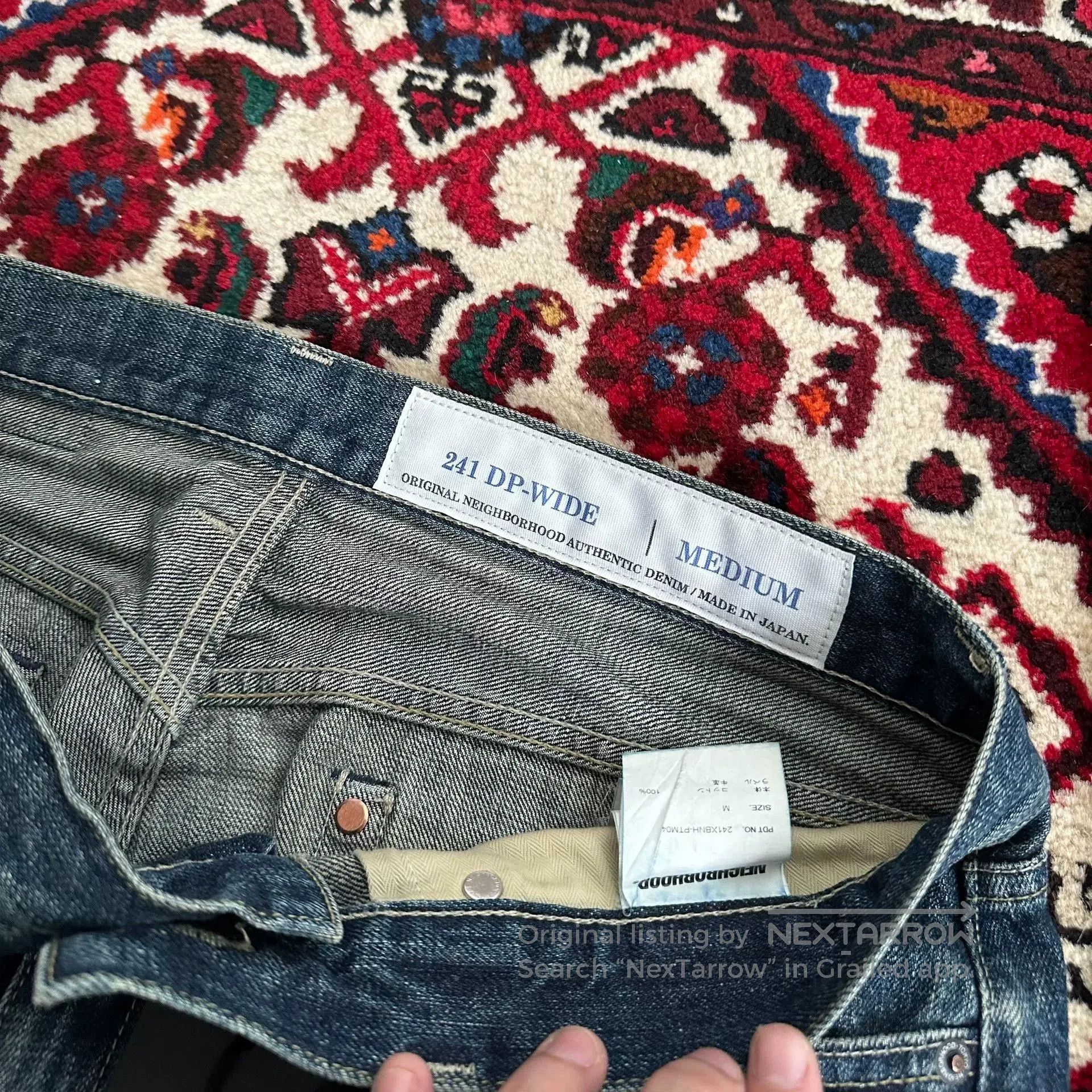 Neighborhood neighborhood wide leg denim pants M size. Size US 44 / EU 60 - 5 Thumbnail