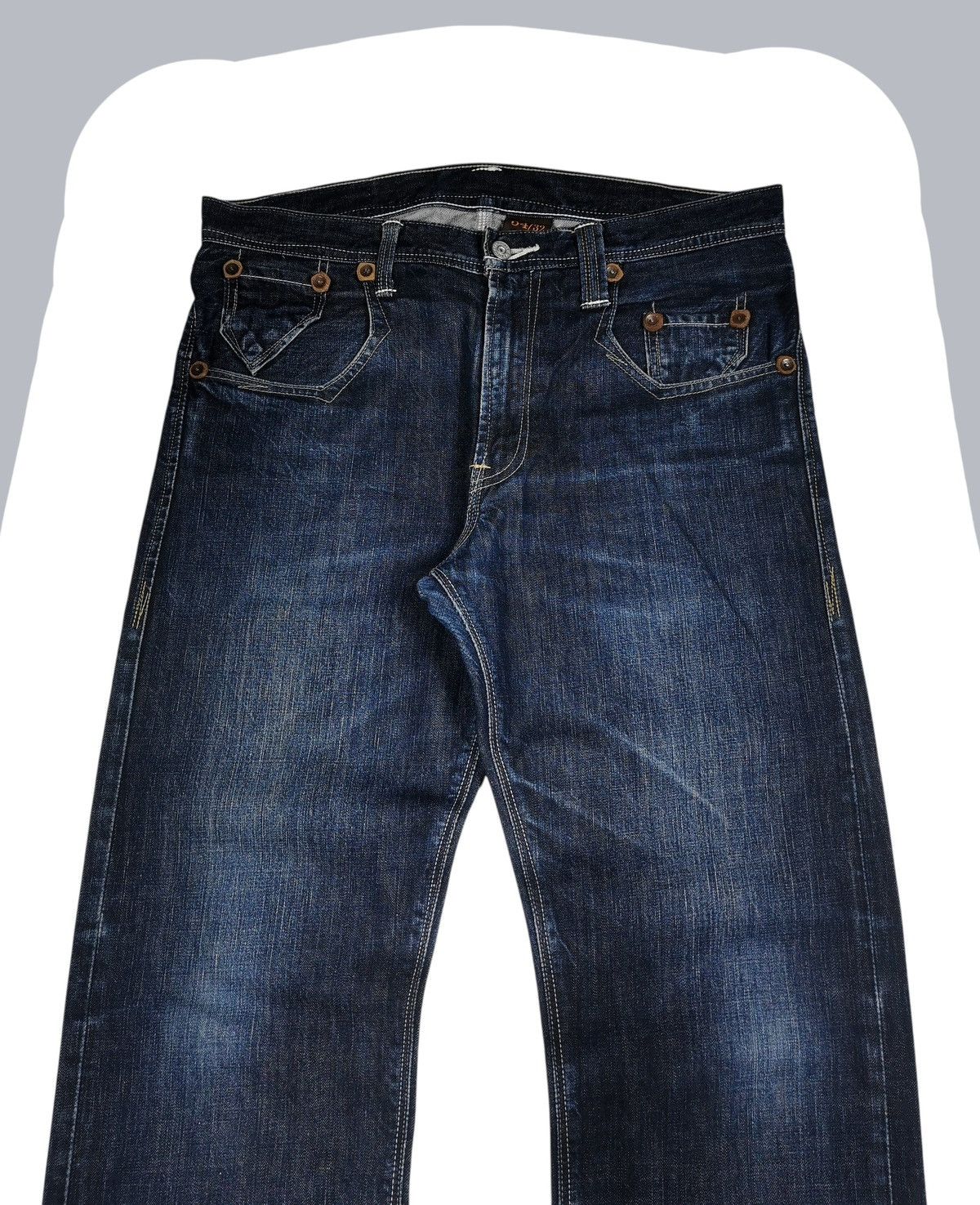 Levi's Vintage Levis 502 Original Riveted Denim Jeans Size US 35 - 4 Thumbnail