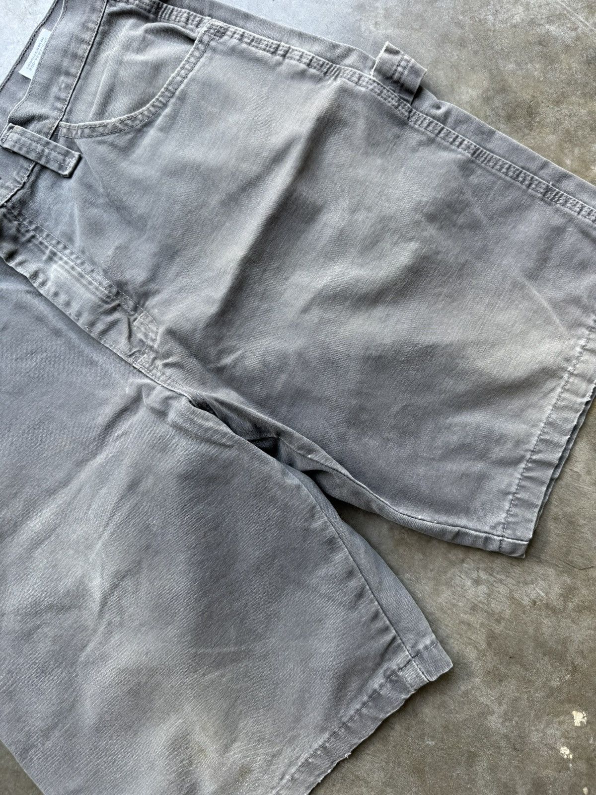 Wrangler Vintage 90’s/00’s Wrangler Workwear Carpenter Shorts Grn/Gry Size US 32 / EU 48 - 2 Thumbnail