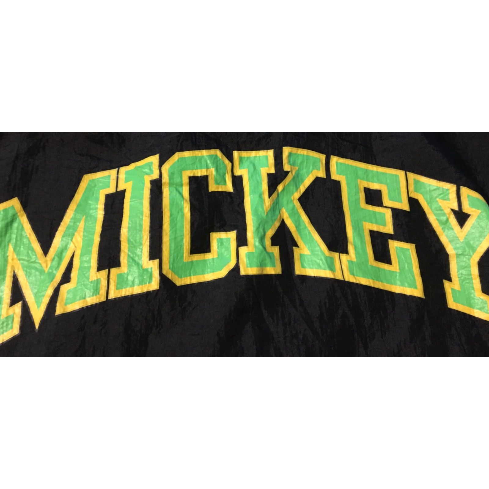 Disney VINTAGE 90s Mickey Mouse Spellout Windbreaker Jacket M Black Mens Disney Shirt? Size US M / EU 48-50 / 2 - 4 Thumbnail