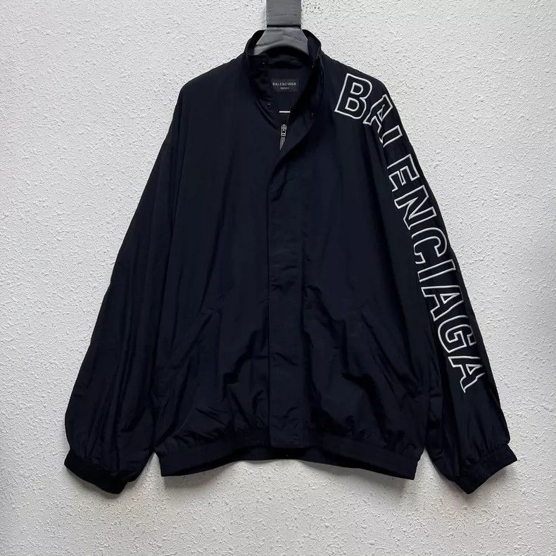 Balenciaga Balenciaga Embroidered Windbreaker Jacket - dmc Size US XS / EU 42 / 0 - 1 Thumbnail