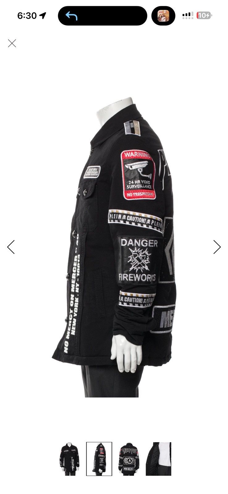 Philipp Plein Philipp Plein jeweled jacket Size US L / EU 52-54 / 3 - 19 Thumbnail