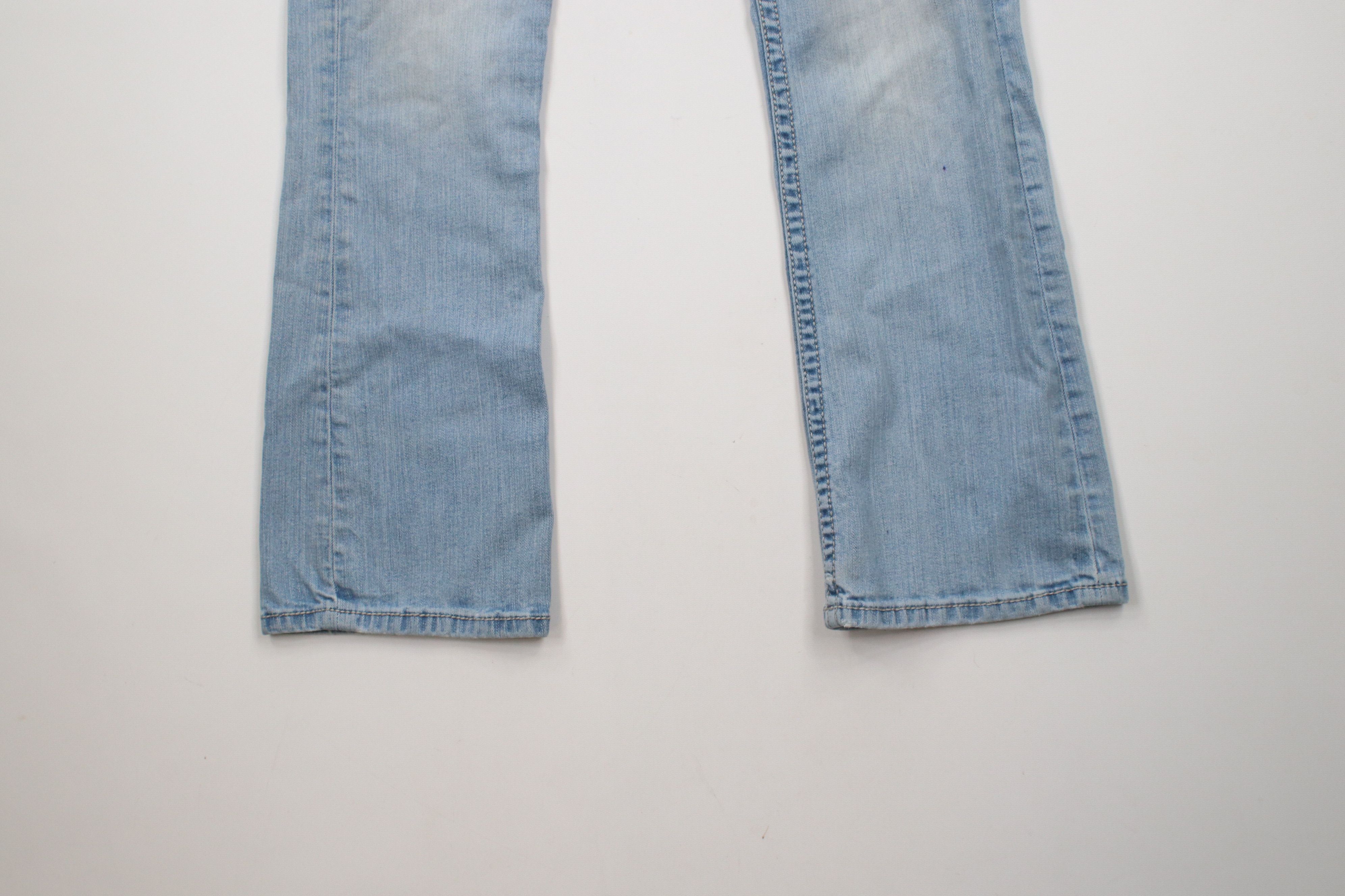 Vintage Buckle BKE Distressed Payton Mid Rise Bootcut Denim Jeans Size 27" / US 4 / IT 40 - 4 Thumbnail