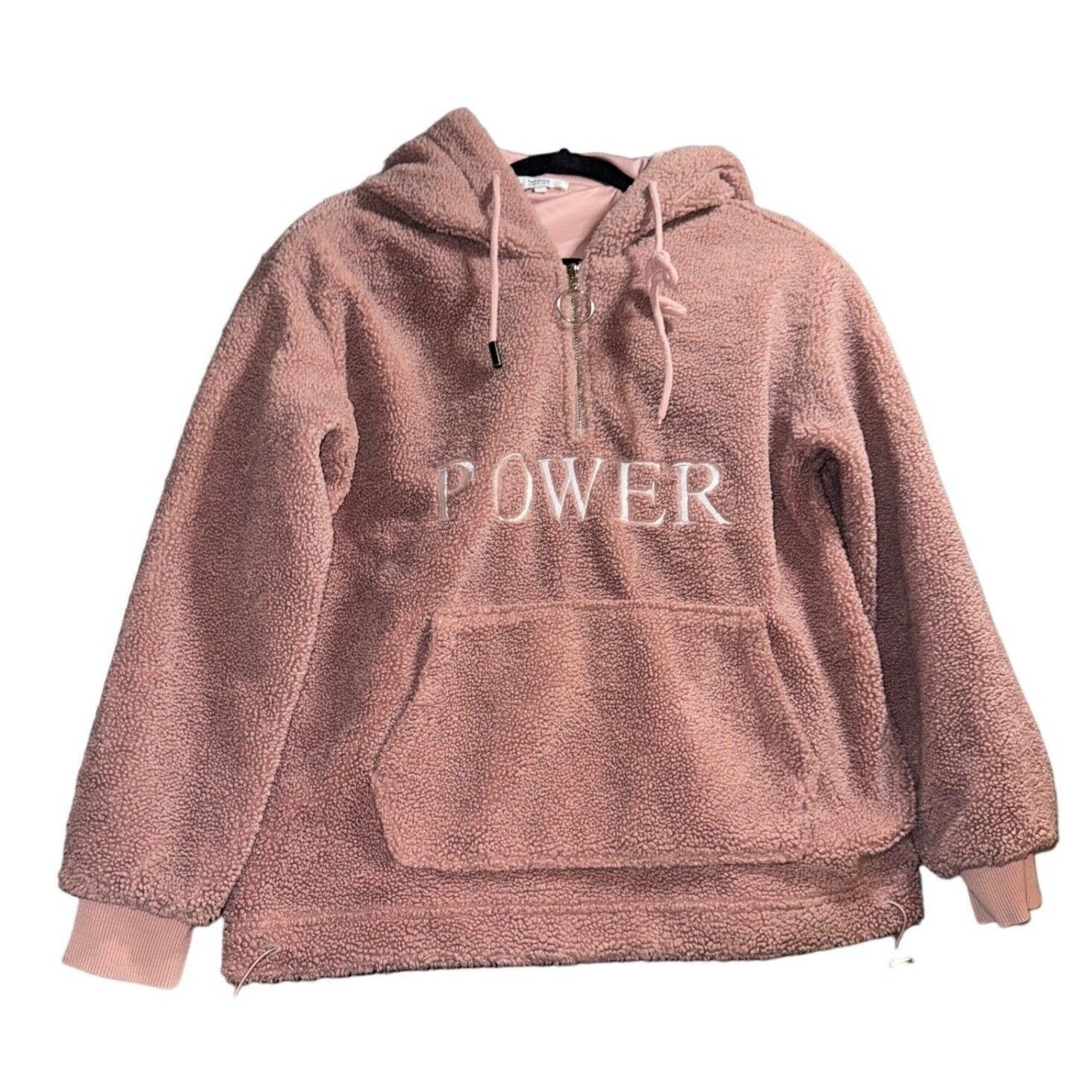 Other Womens Power Sherpa Pullover Hoodie M 100% Polyester Size M / US 6-8 / IT 42-44 - 1 Thumbnail