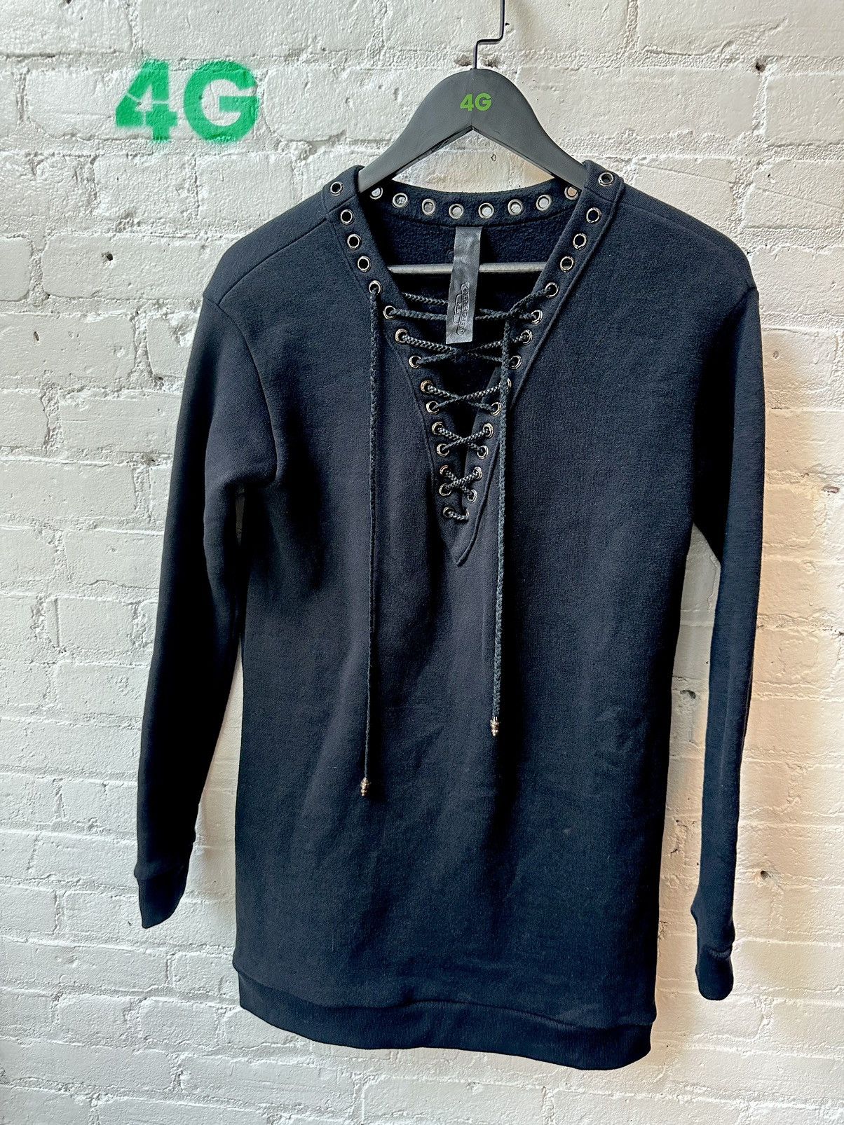 Chrome Hearts CHROME HEARTS HIPPIE TIE UP CROSS PATCH COCHELLA SHIRT Size US S / EU 44-46 / 1 - 3 Thumbnail