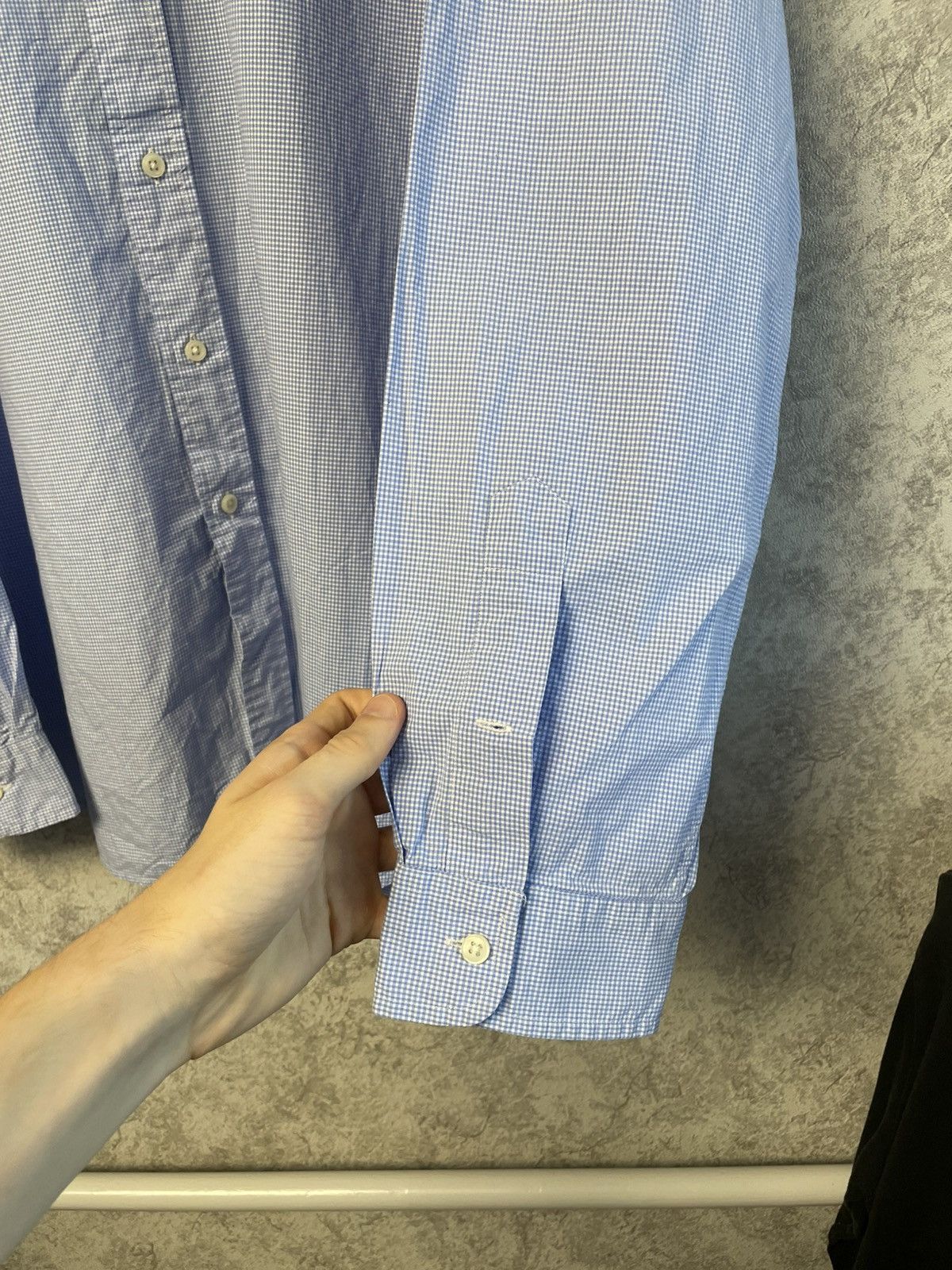 Polo Ralph Lauren Polo Ralph Lauren Blue Checkered Long Sleeve Shirt ButtonUp Size US XXL / EU 58 / 5 - 5 Thumbnail