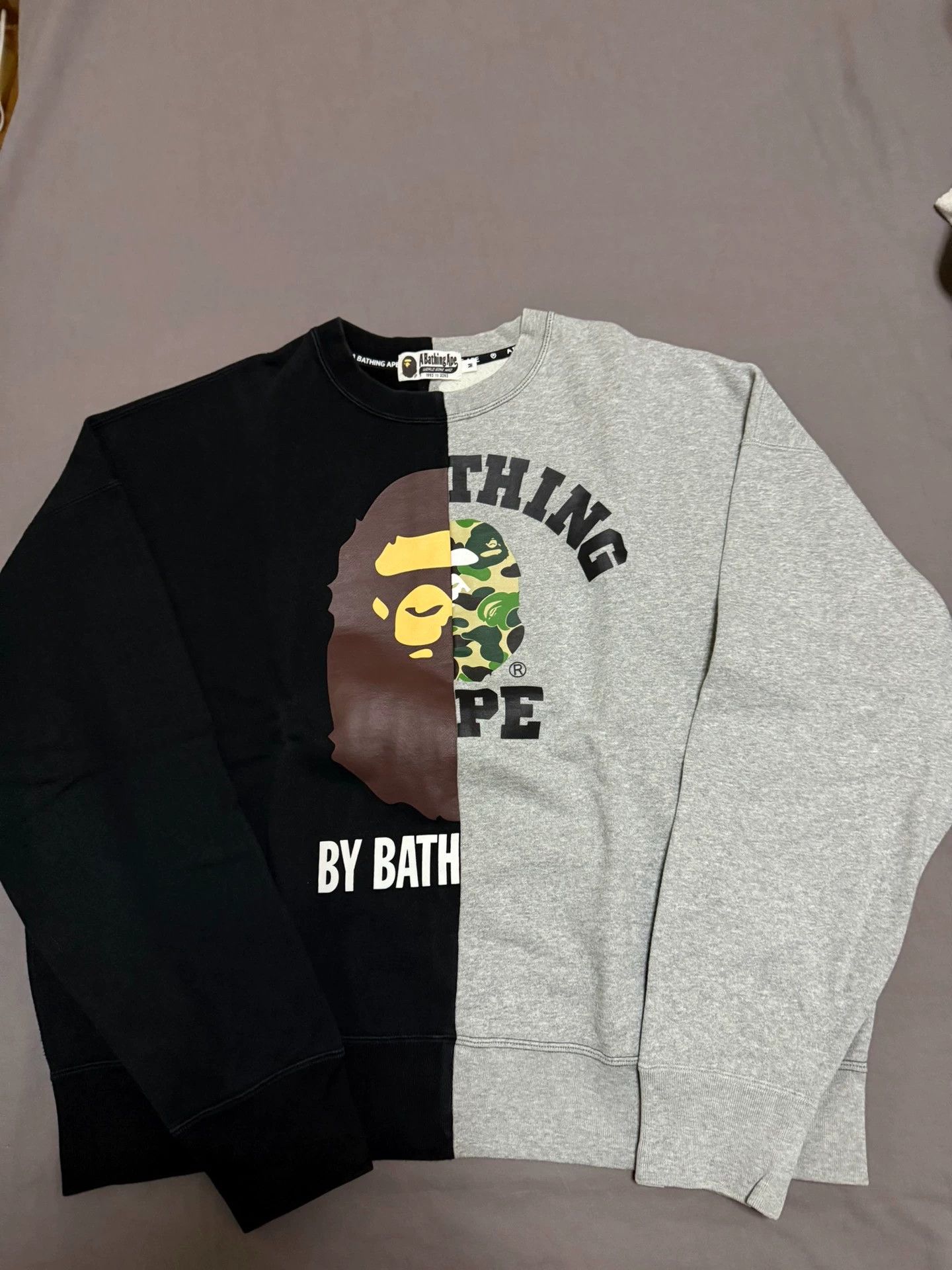 Bape Bape Colorblock Fleece-Lined Jacket Size M Worn 1x Authentic Size US M / EU 48-50 / 2 - 1 Thumbnail