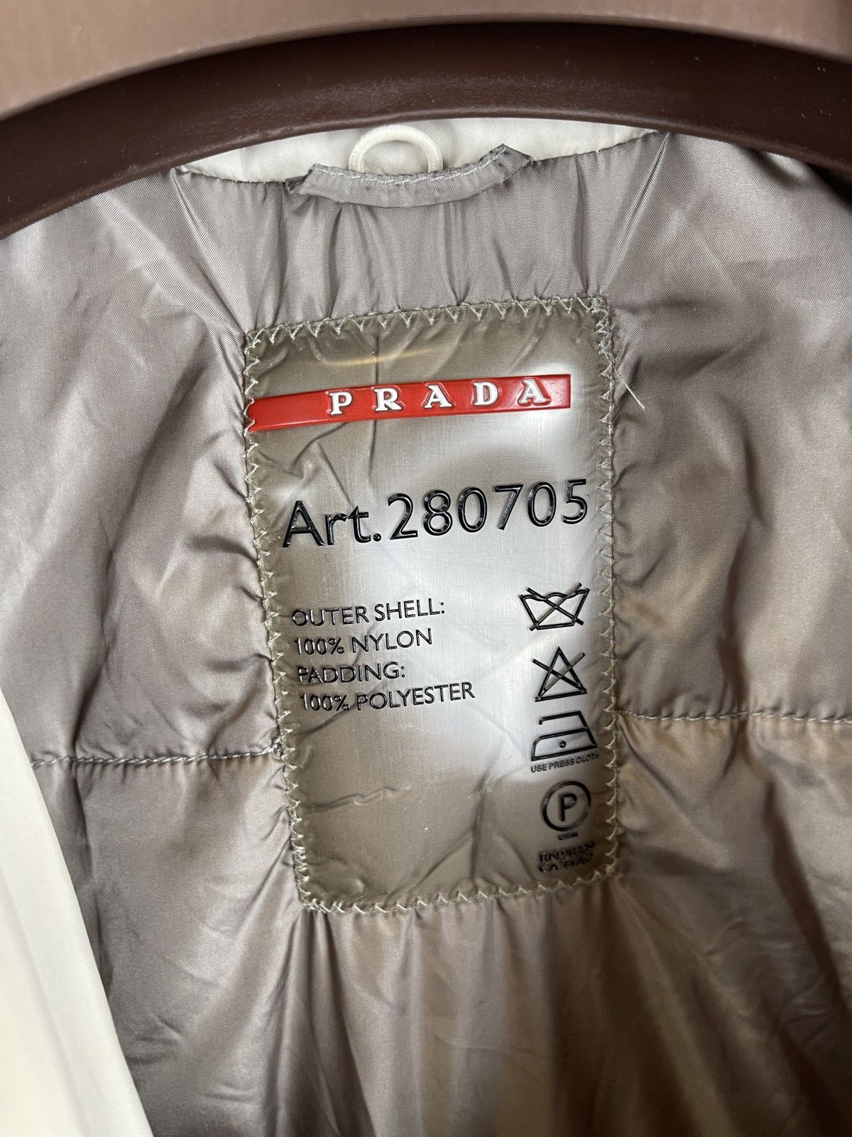 Prada × Vintage Prada red tab vintage nylon gore-tex coat jacket art. 280705 Size S / US 4 / IT 40 - 10 Thumbnail